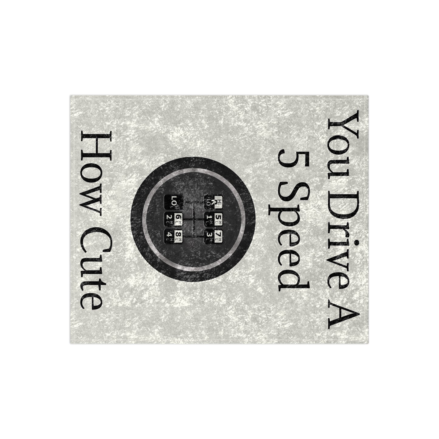 5 Speed How Cute Crushed Velvet Blanket