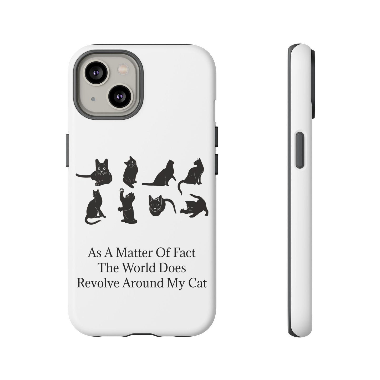 Matter Of Fact Cat iPhone Case