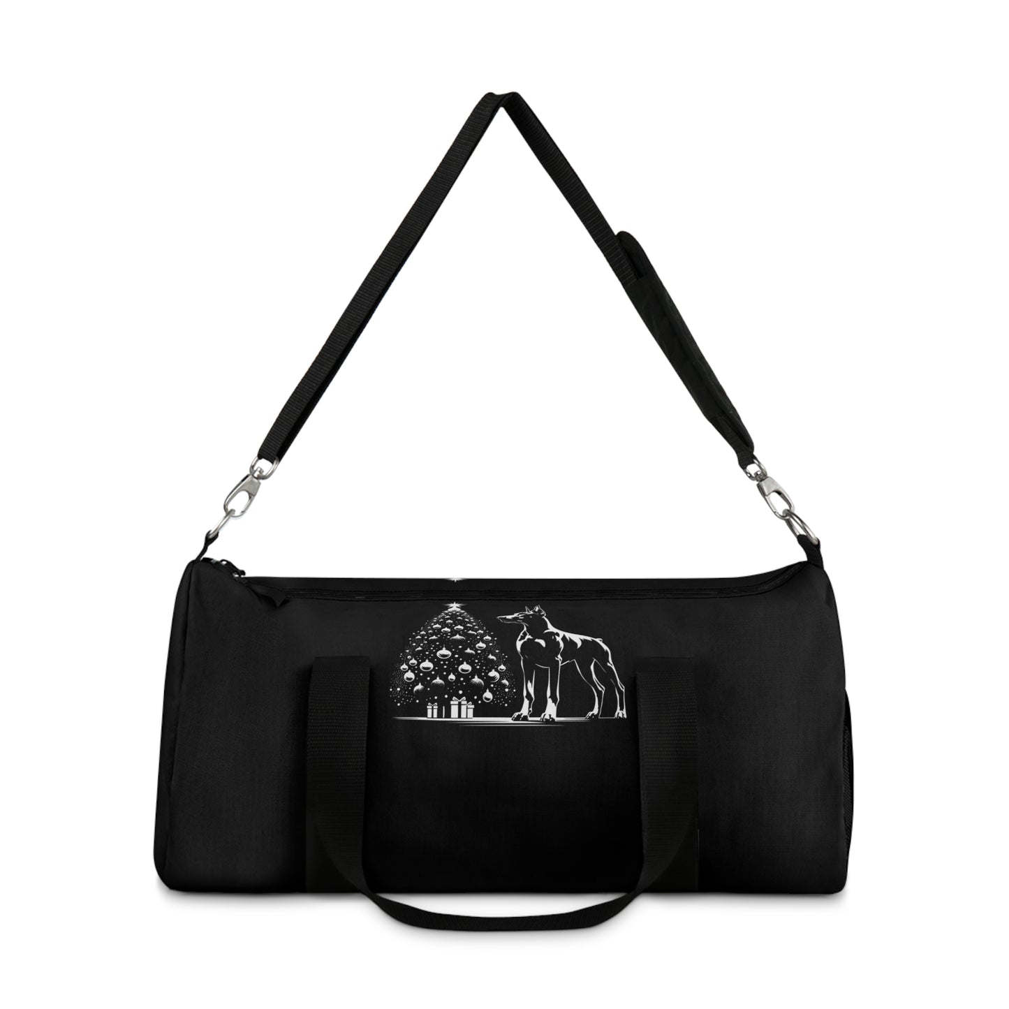 Doberman Christmas Tree Duffel Bag