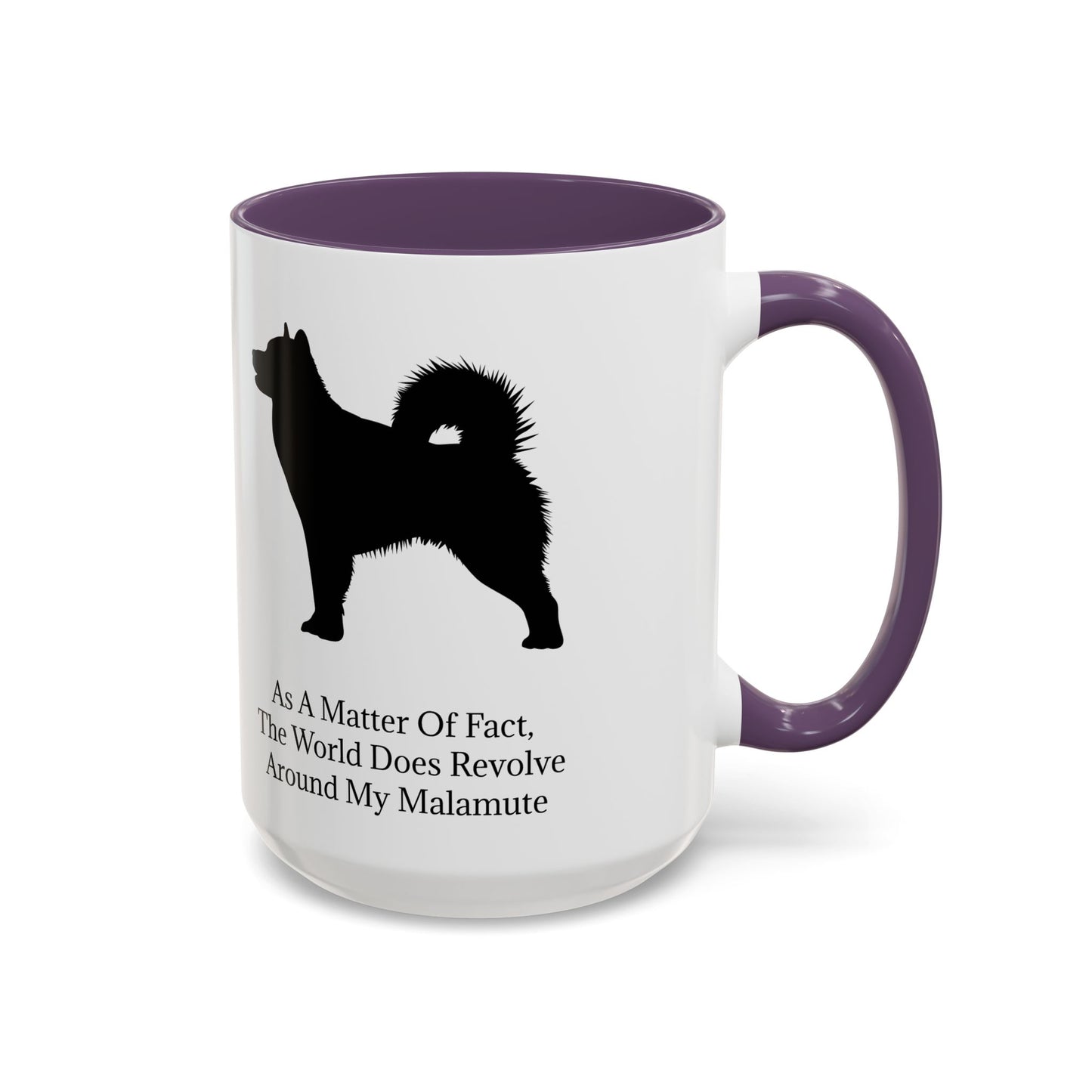 Matter Of Fact Malamute 2-Tone Coffee Mug
