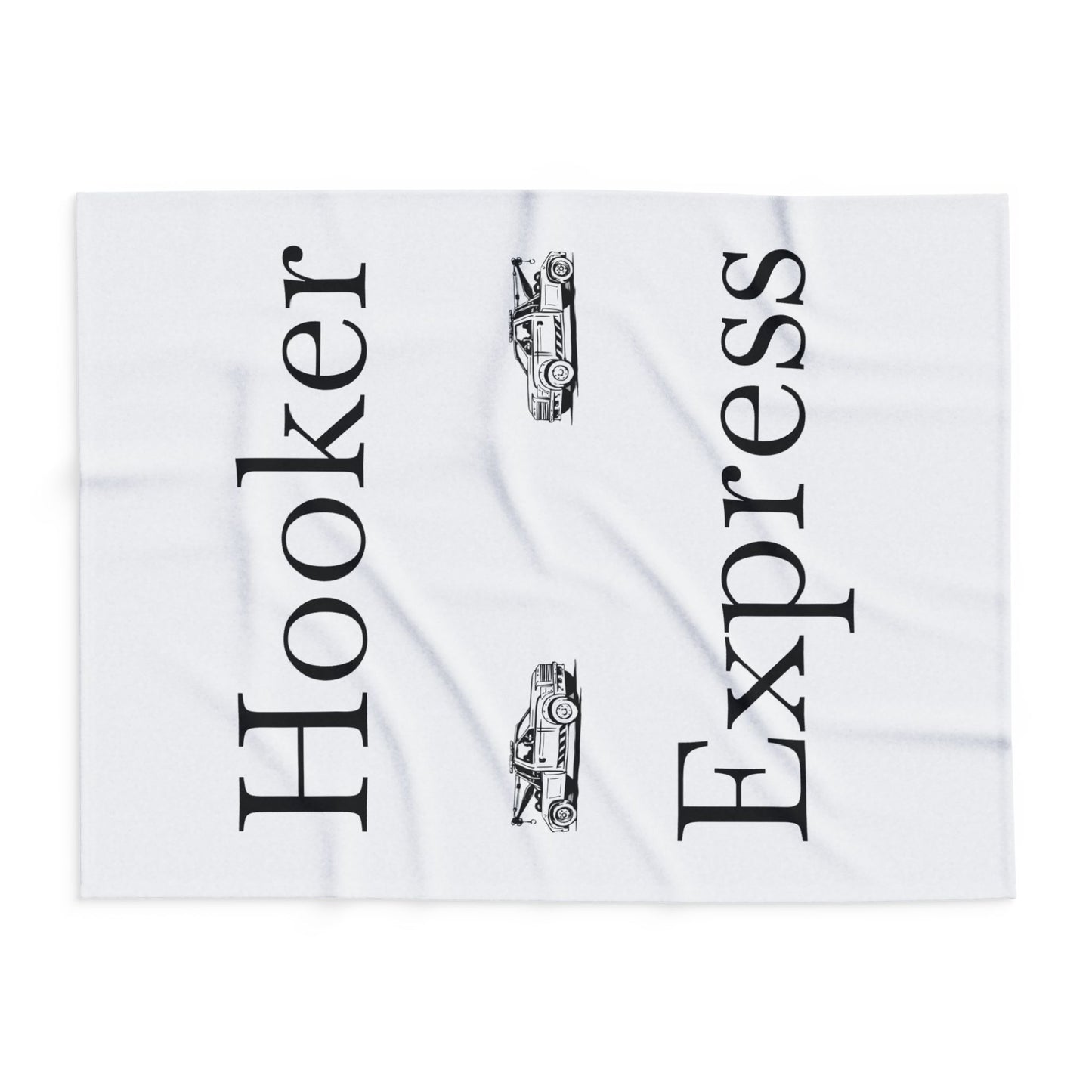H**ker Express Wheel Lift Tow Truck Arctic Fleece Blanket