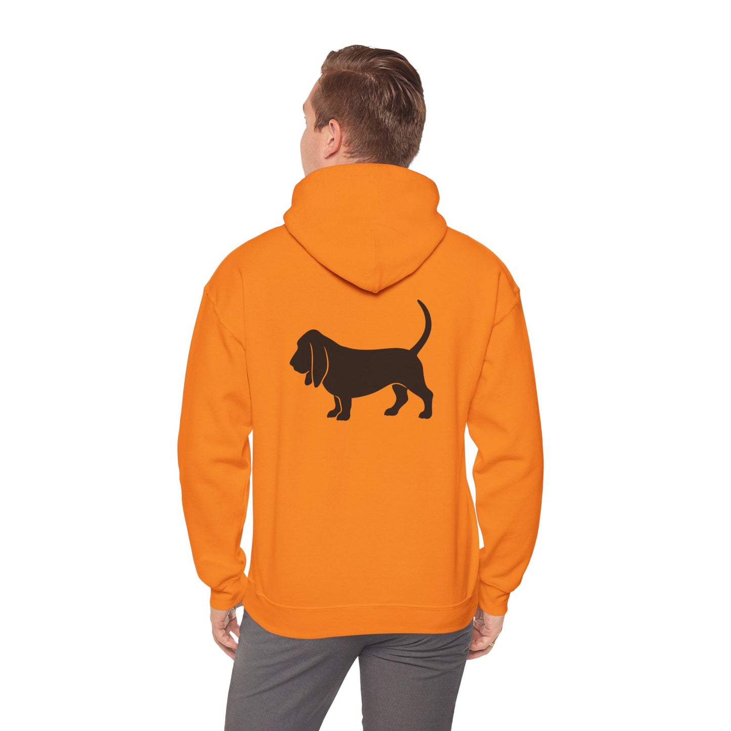 Basset Hound Silhouette Unisex Hoodie