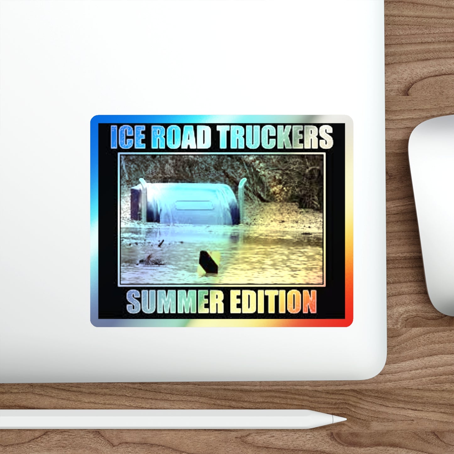 Ice Road Truckers Holographic Sticker