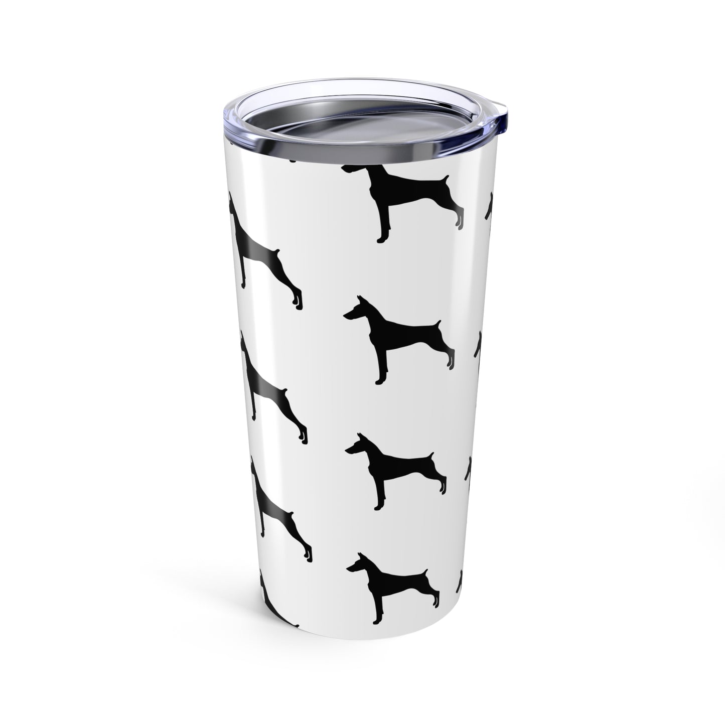 Doberman Silhouette Tumbler