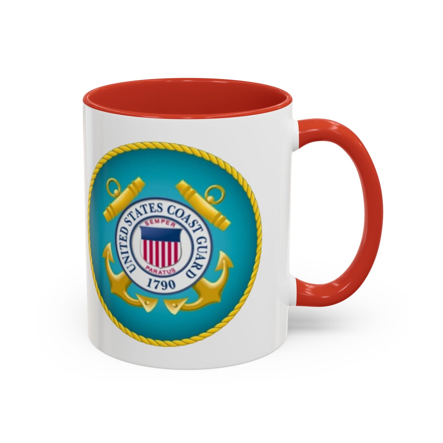 US Coast Guard 2-Tone Coffee Mug