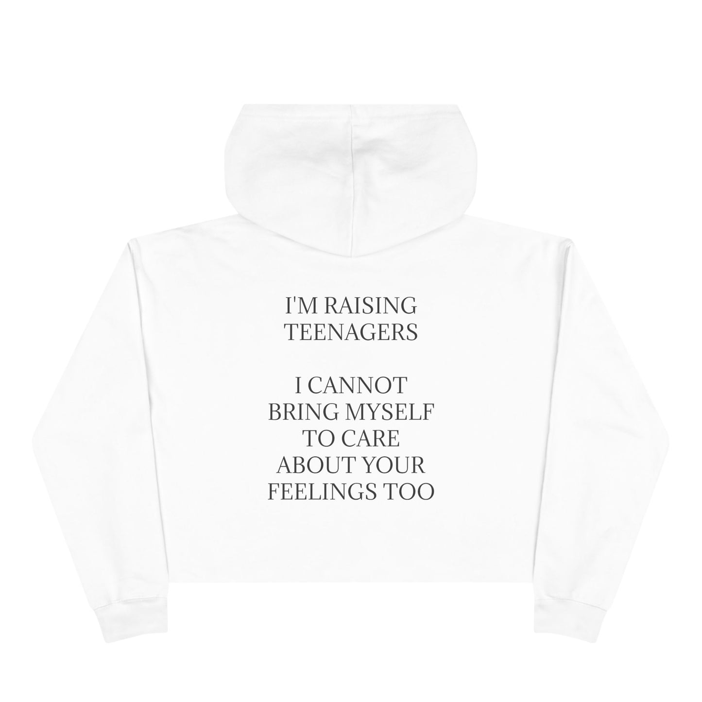 Raising Teenagers Women's Crop Hoodie