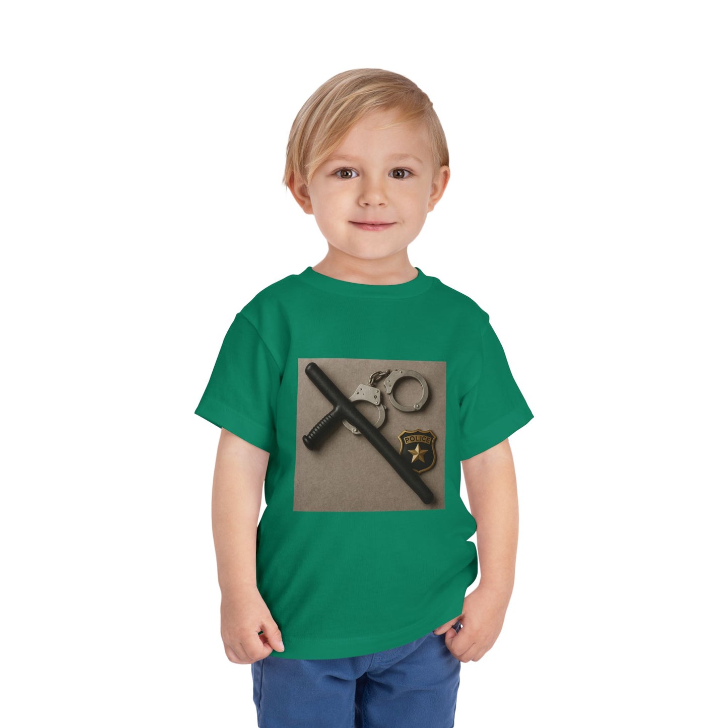 Law Enforcement Appreciation Toddler Unisex Short Sleeve Crewneck Tee