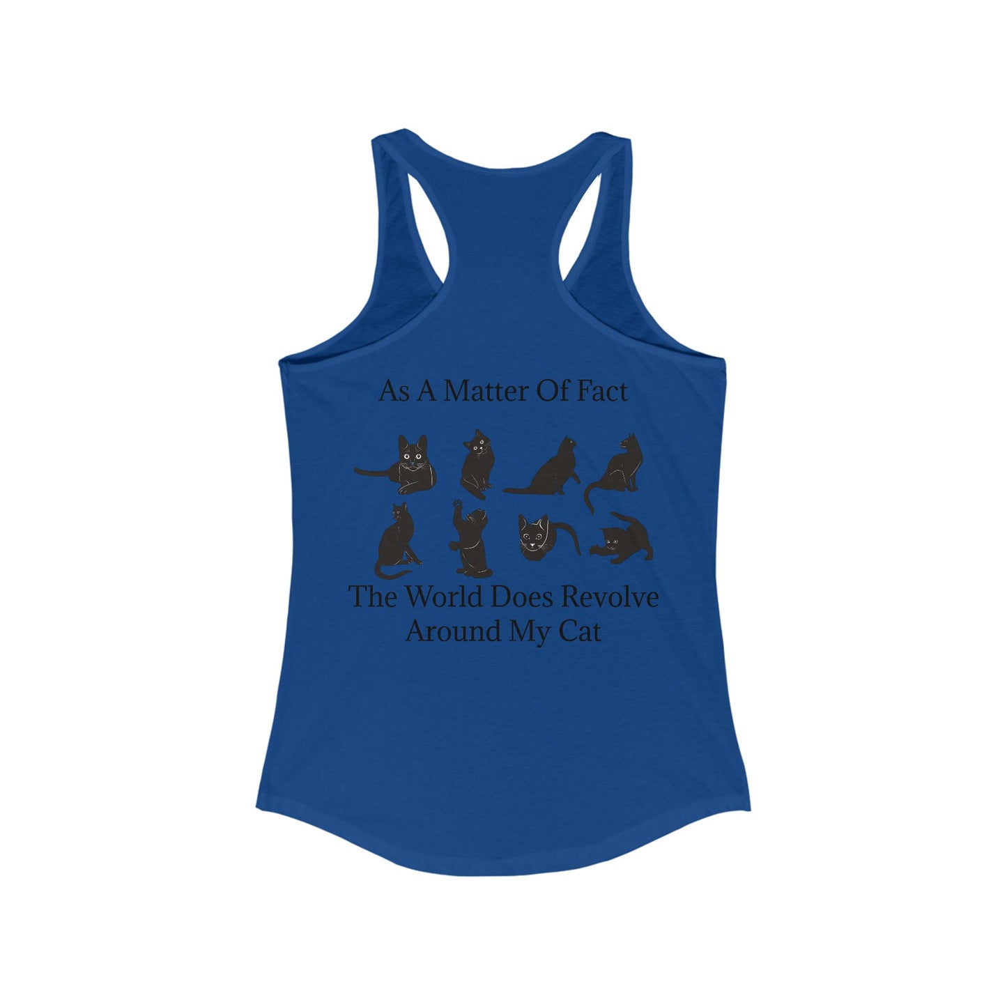 Matter Of Fact Cat Women's Racerback Tank
