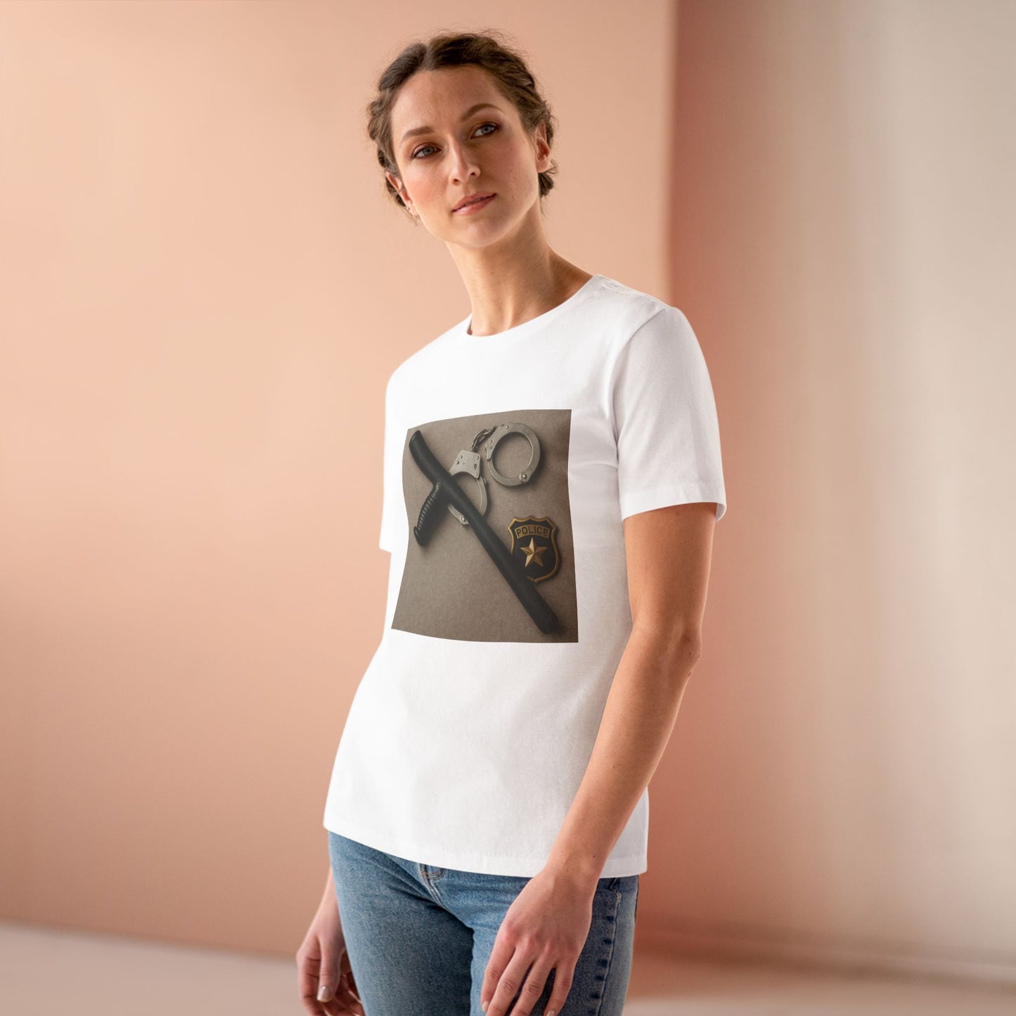 Law Enforcement Appreciation Women's Short Sleeve Crewneck Tee