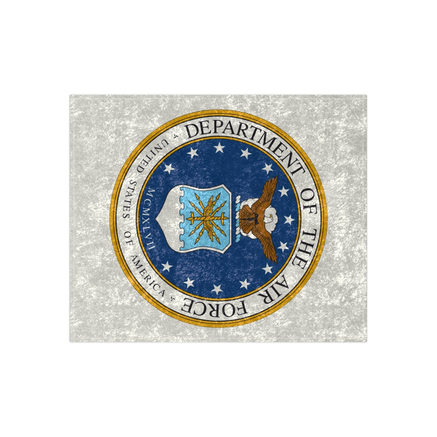 US Air Force Crushed Velvet Blanket
