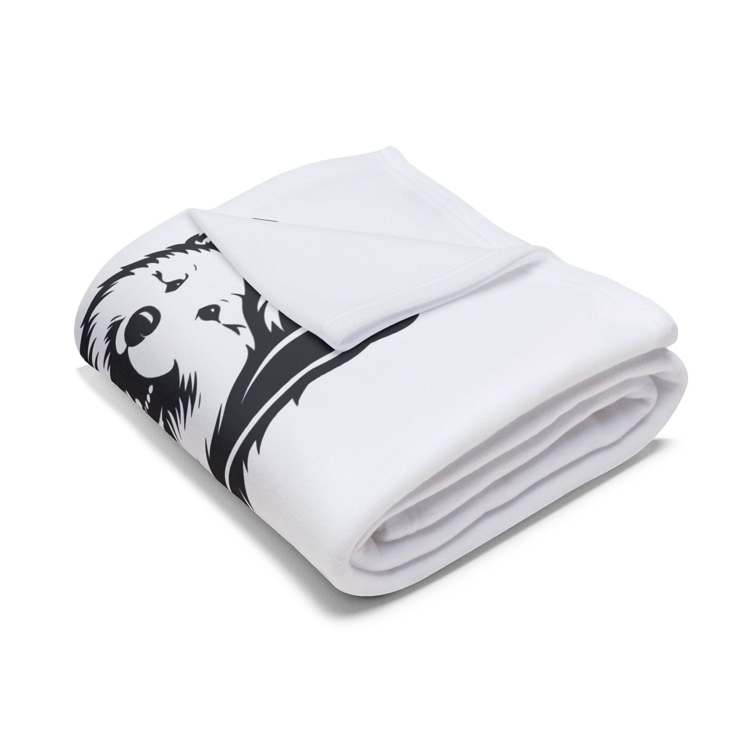 Santa Paws Samoyed Arctic Fleece Blanket