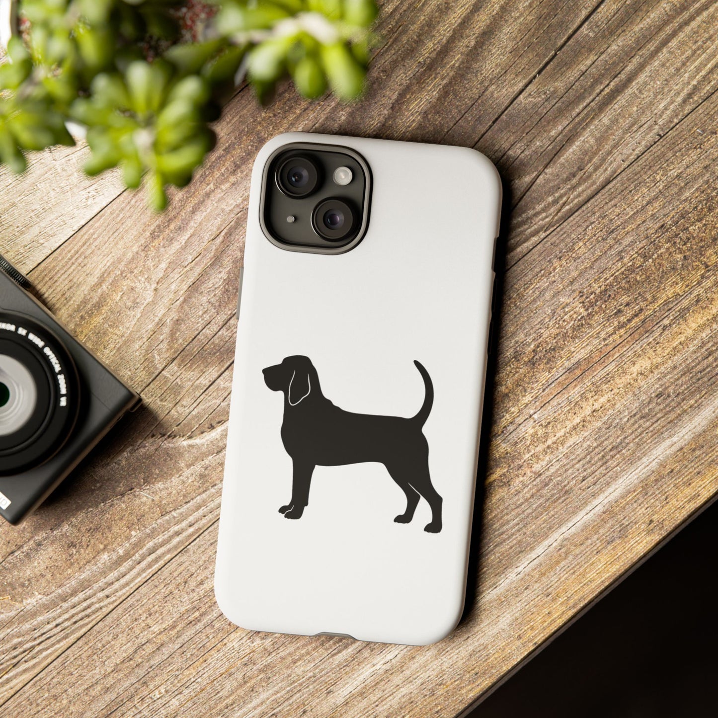 Bloodhound Silhouette iPhone Case