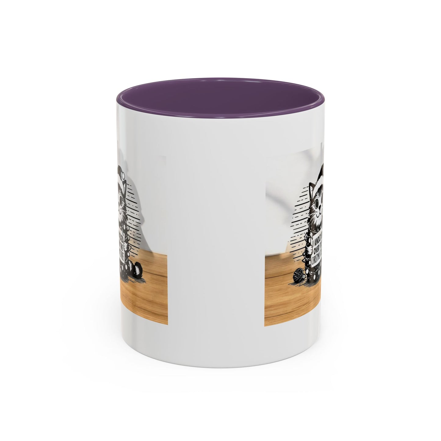 Naughty Cat 2-Tone Coffee Mug