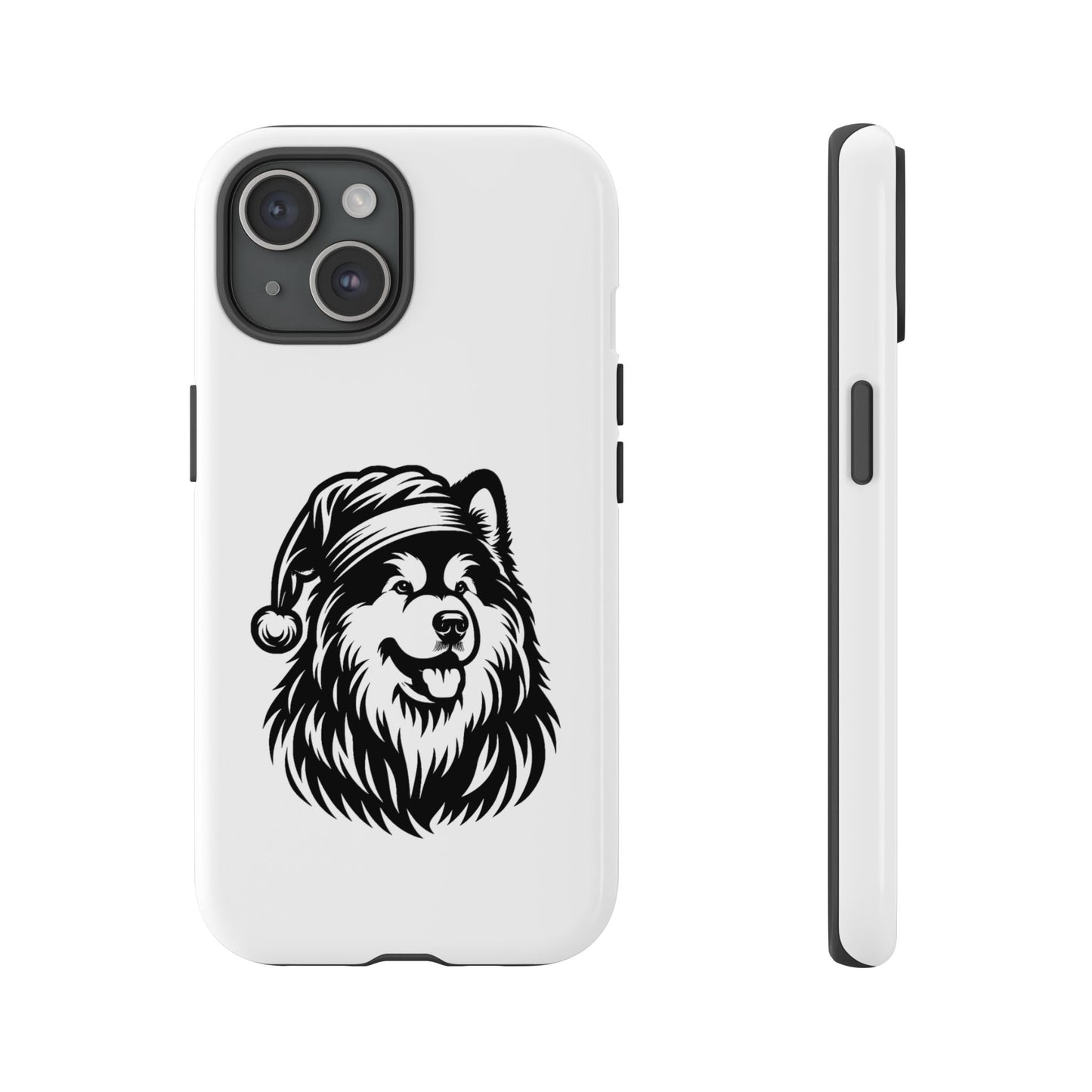 Santa Paws Malamute iPhone Case