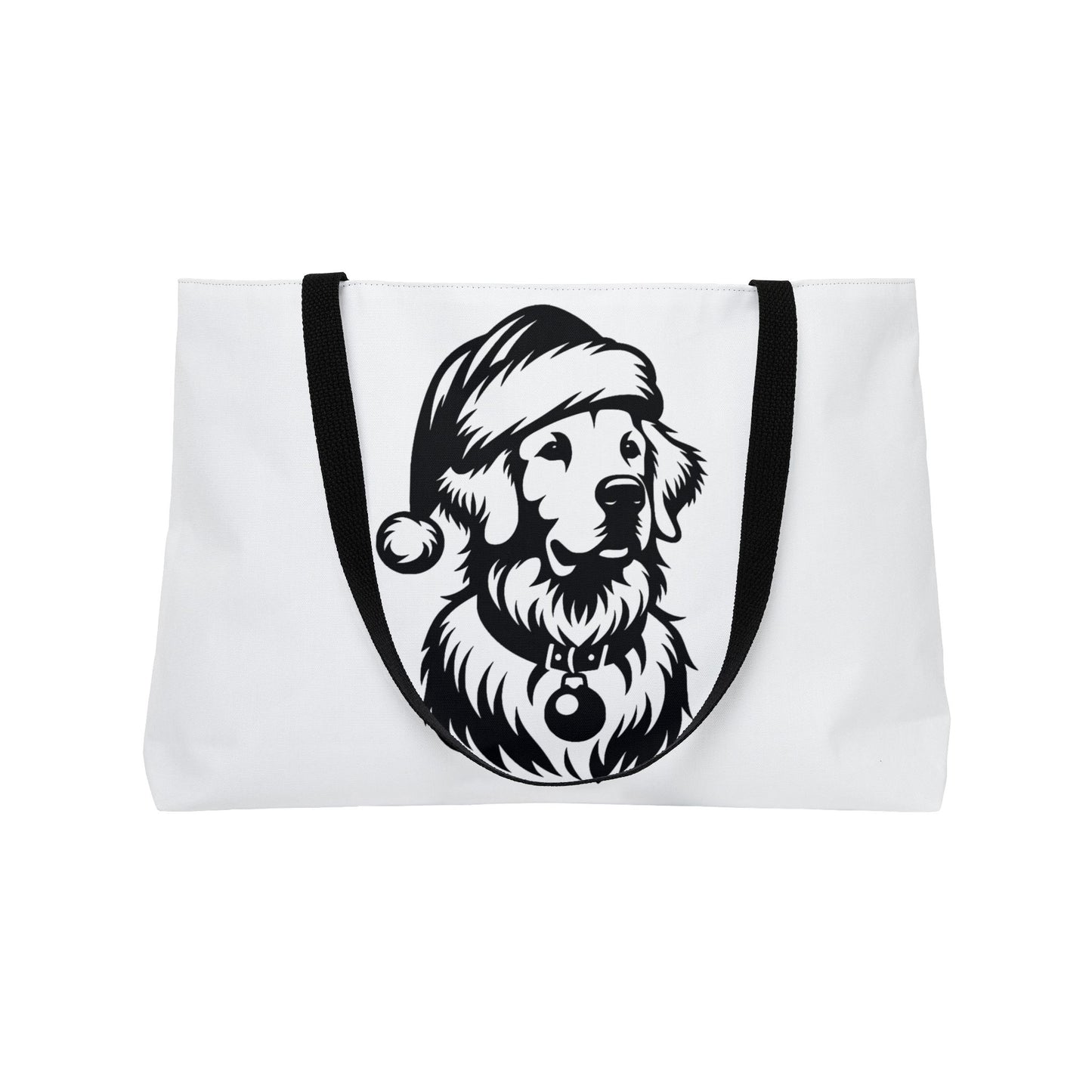 Santa Paws Golden Weekender Tote Bag