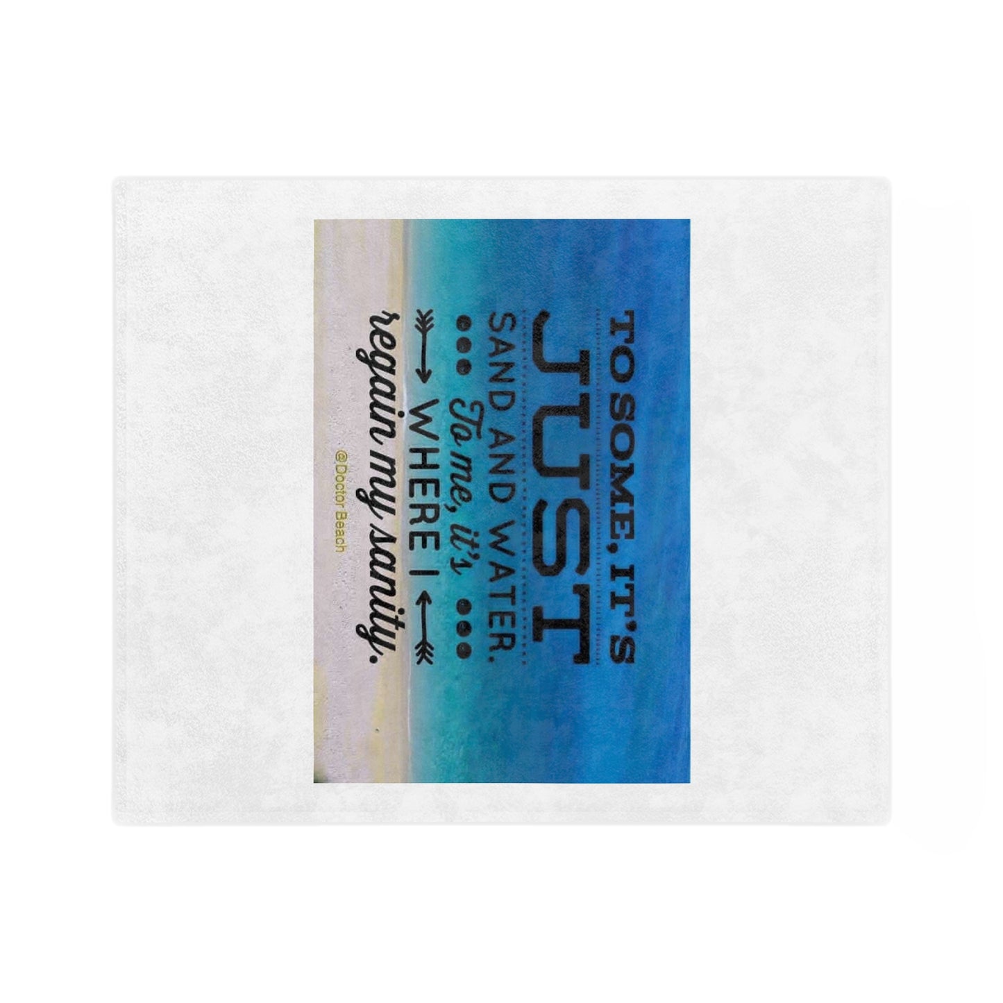 Dr. Beach Velveteen Microfiber Blanket