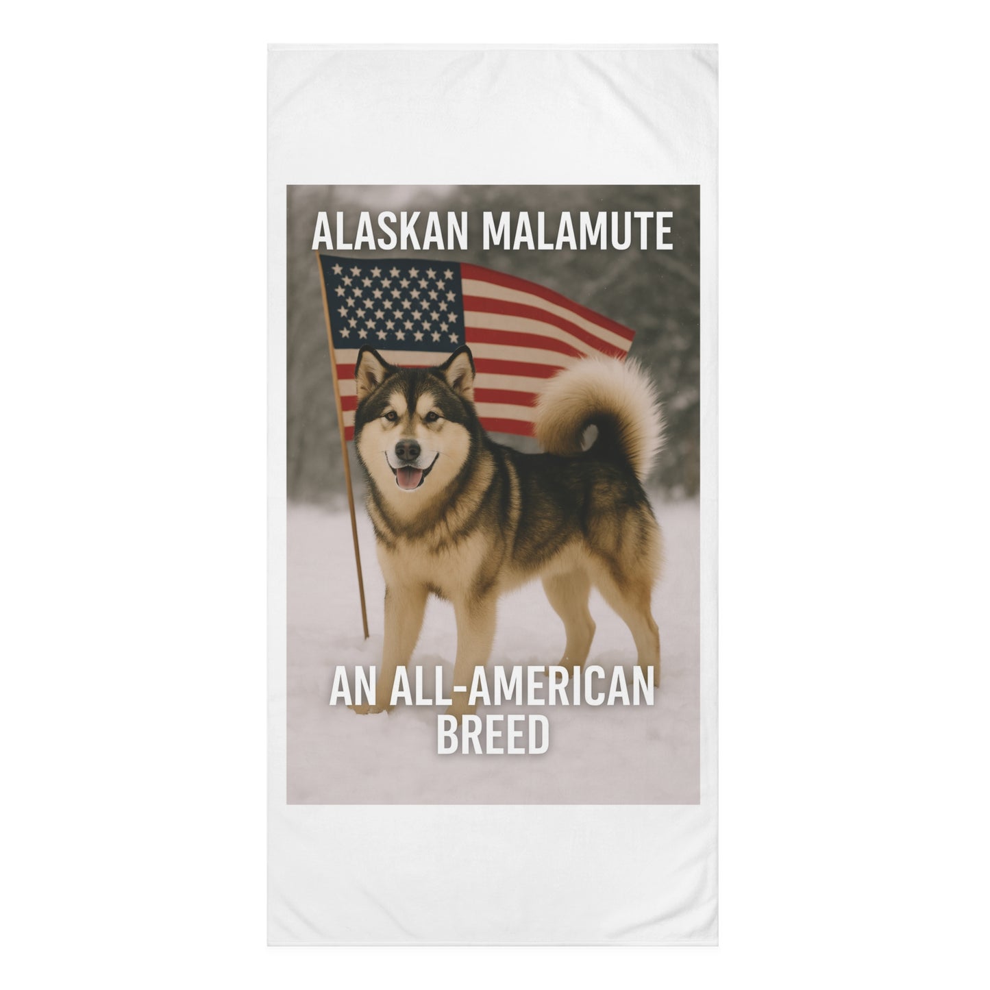 All-American Breed Mink-Cotton Beach Towel
