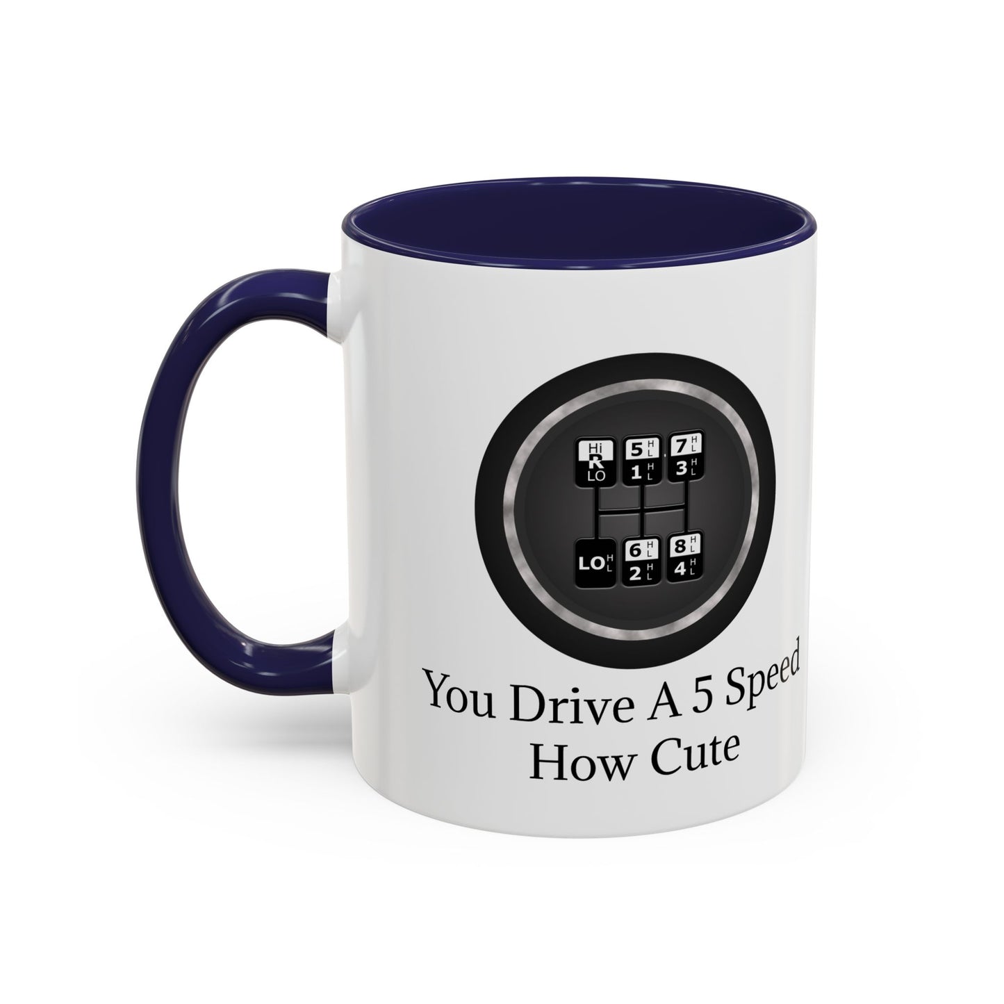5 Speed How Cute 2-Tone Coffee Mug