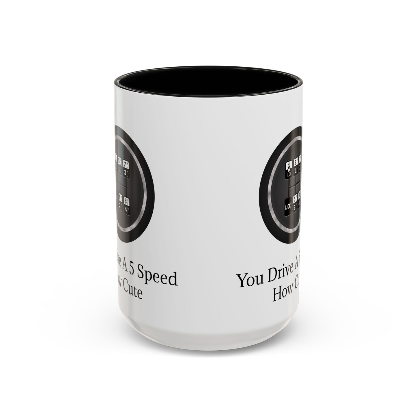 5 Speed How Cute 2-Tone Coffee Mug