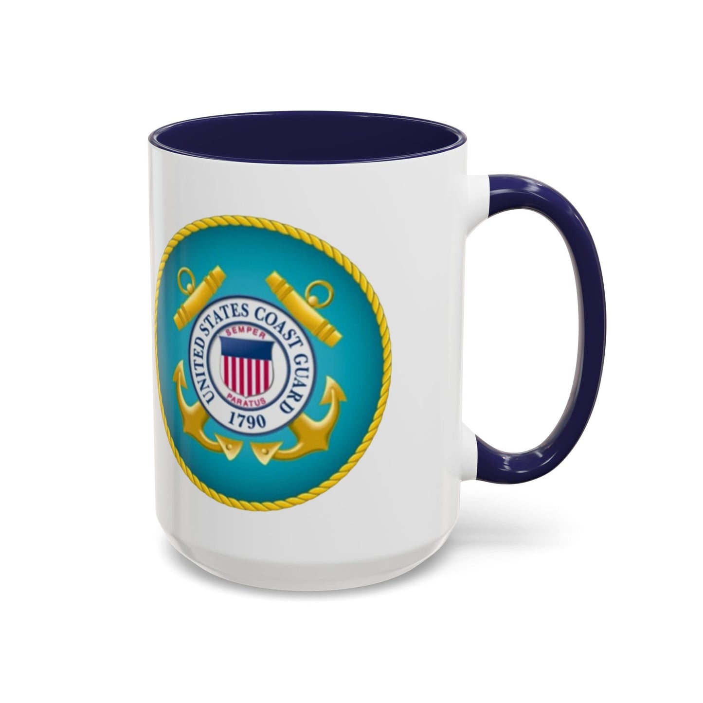 US Coast Guard 2-Tone Coffee Mug