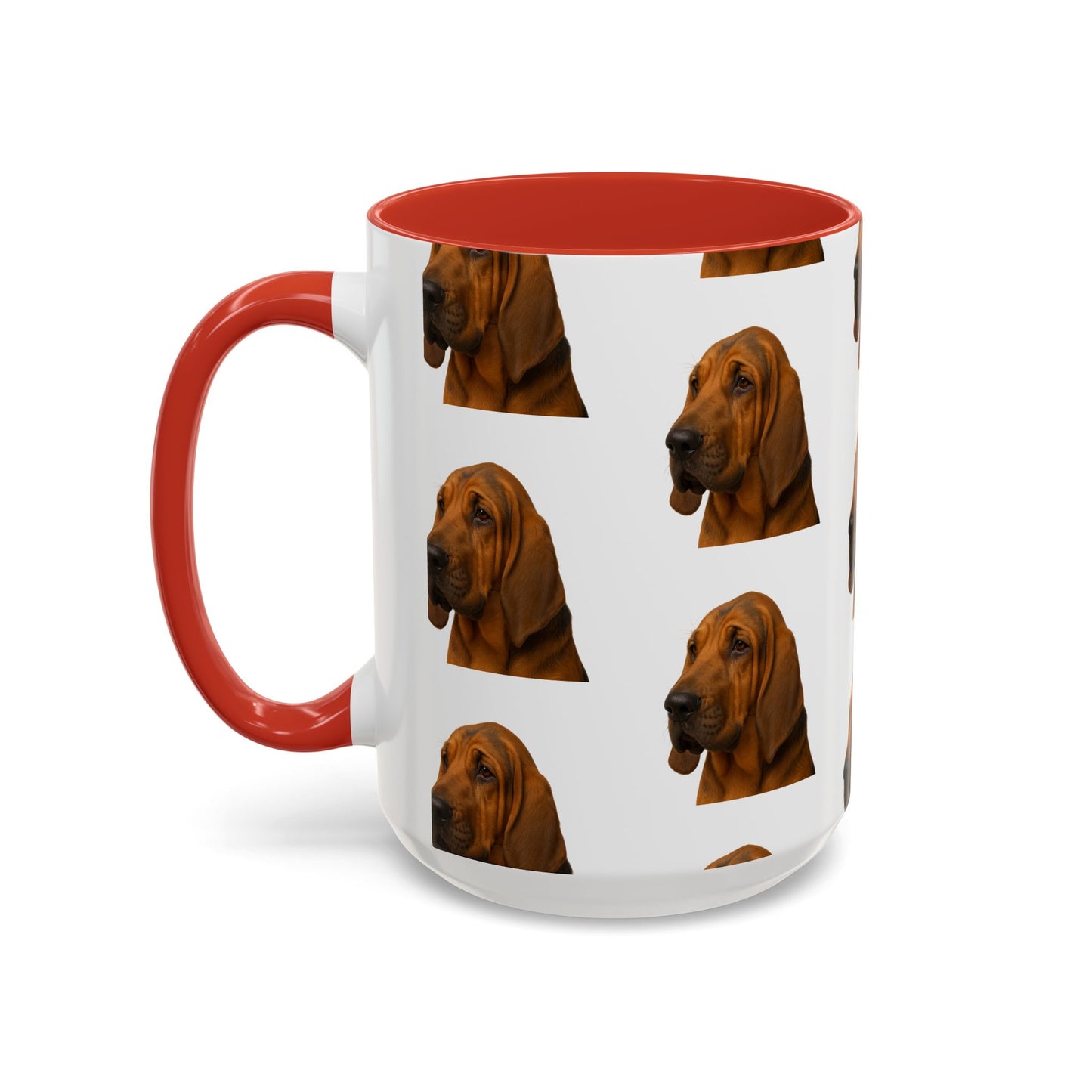 Bloodhound Head 2-Tone Coffee Mug