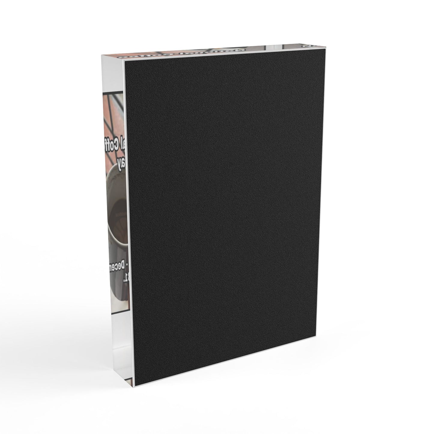 National Coffee Day Acrylic Photo Block