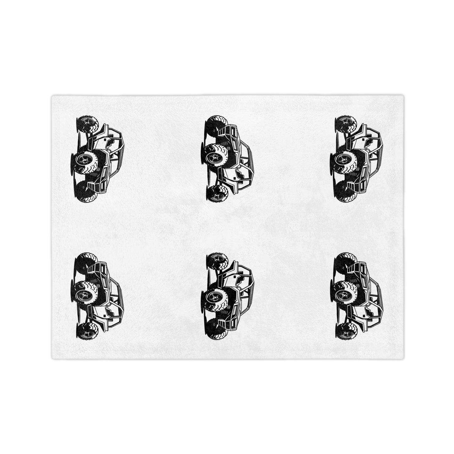 Off The Beaten Path Side By Side Velveteen Microfiber Blanket