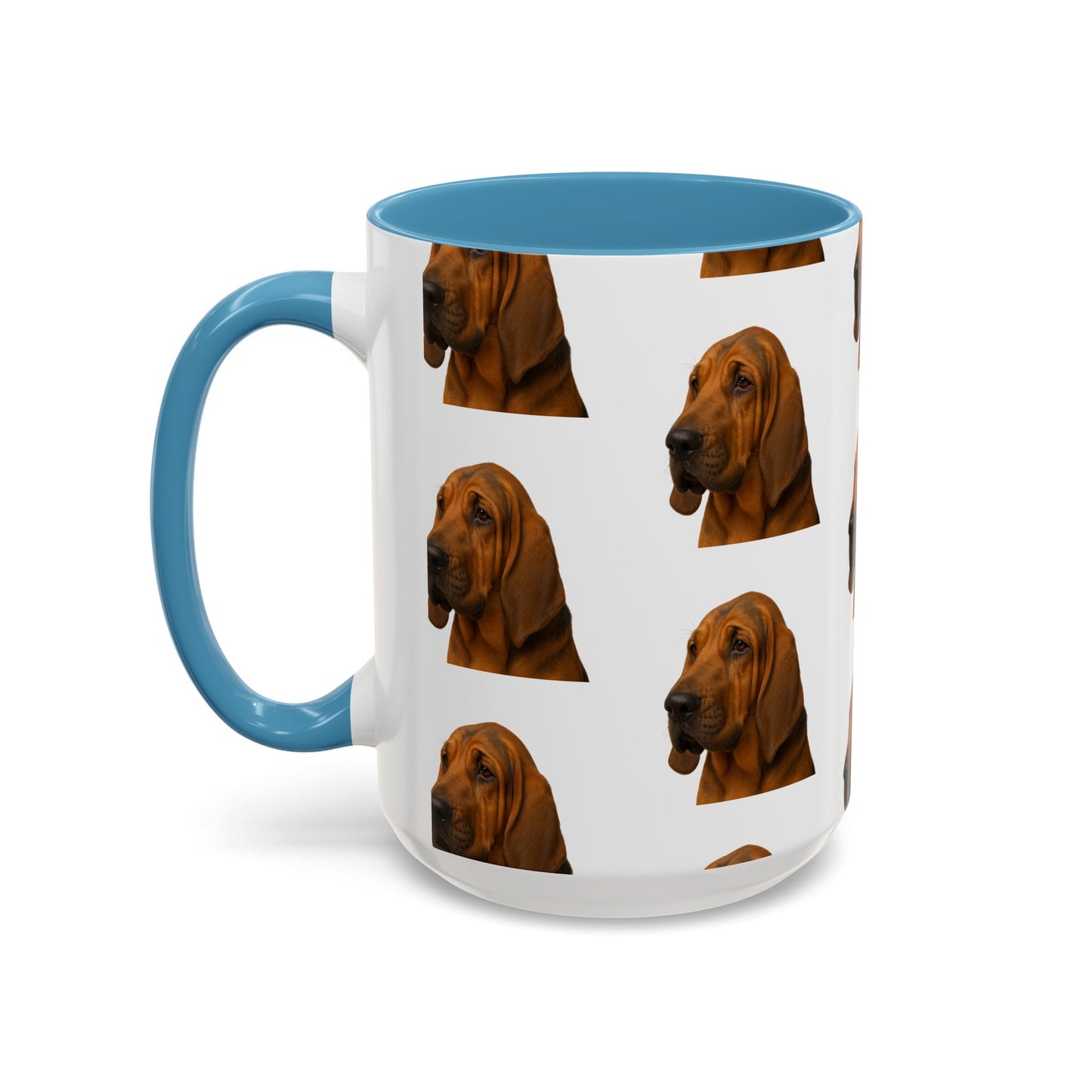Bloodhound Head 2-Tone Coffee Mug