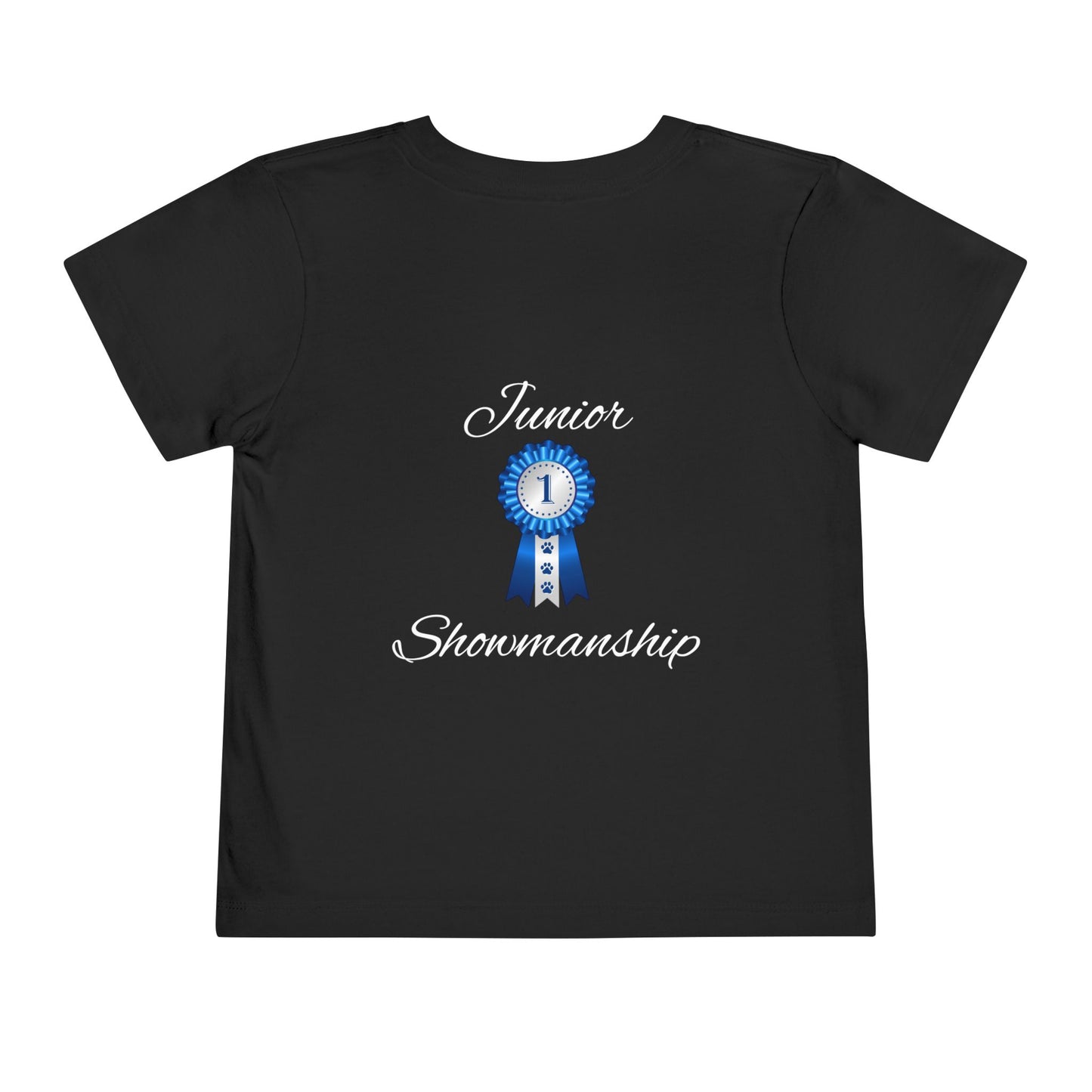 Junior Showmanship Toddler Unisex Short Sleeve Crewneck Tee