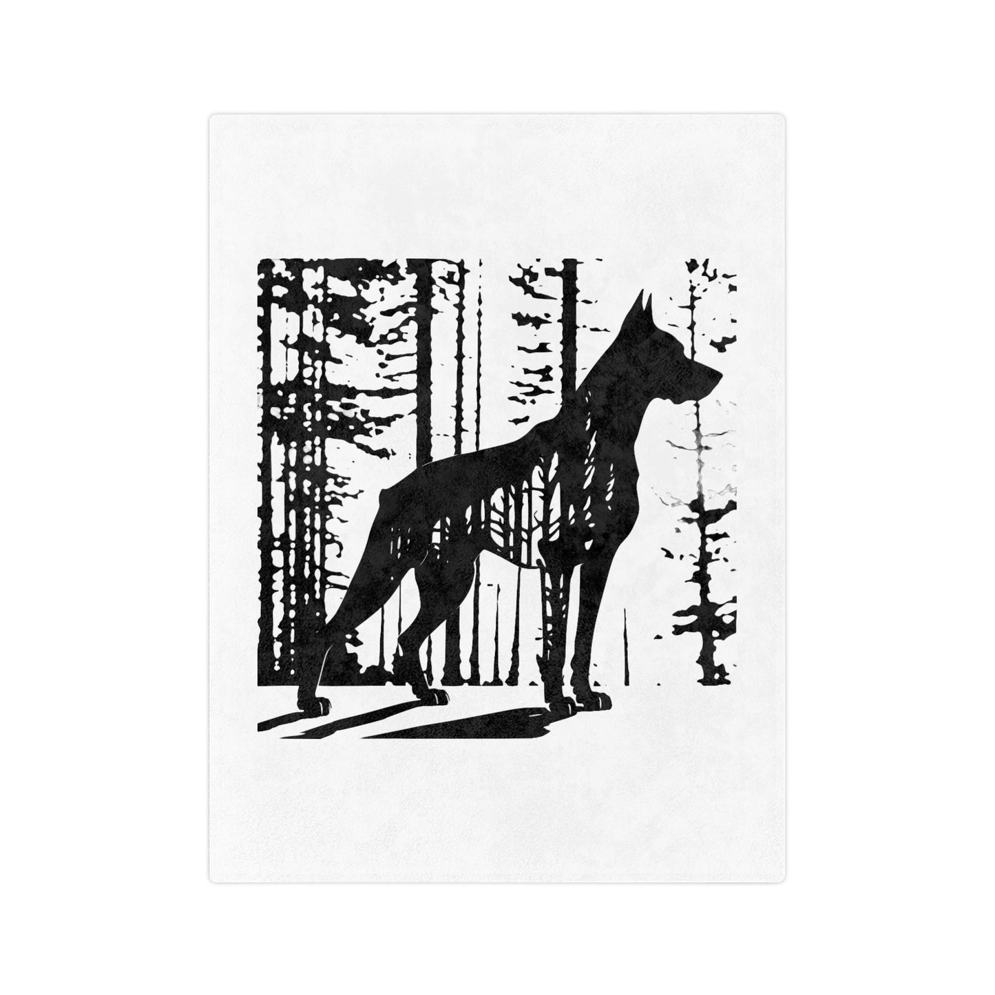 Guardian Of The Forest Velveteen Microfiber Blanket