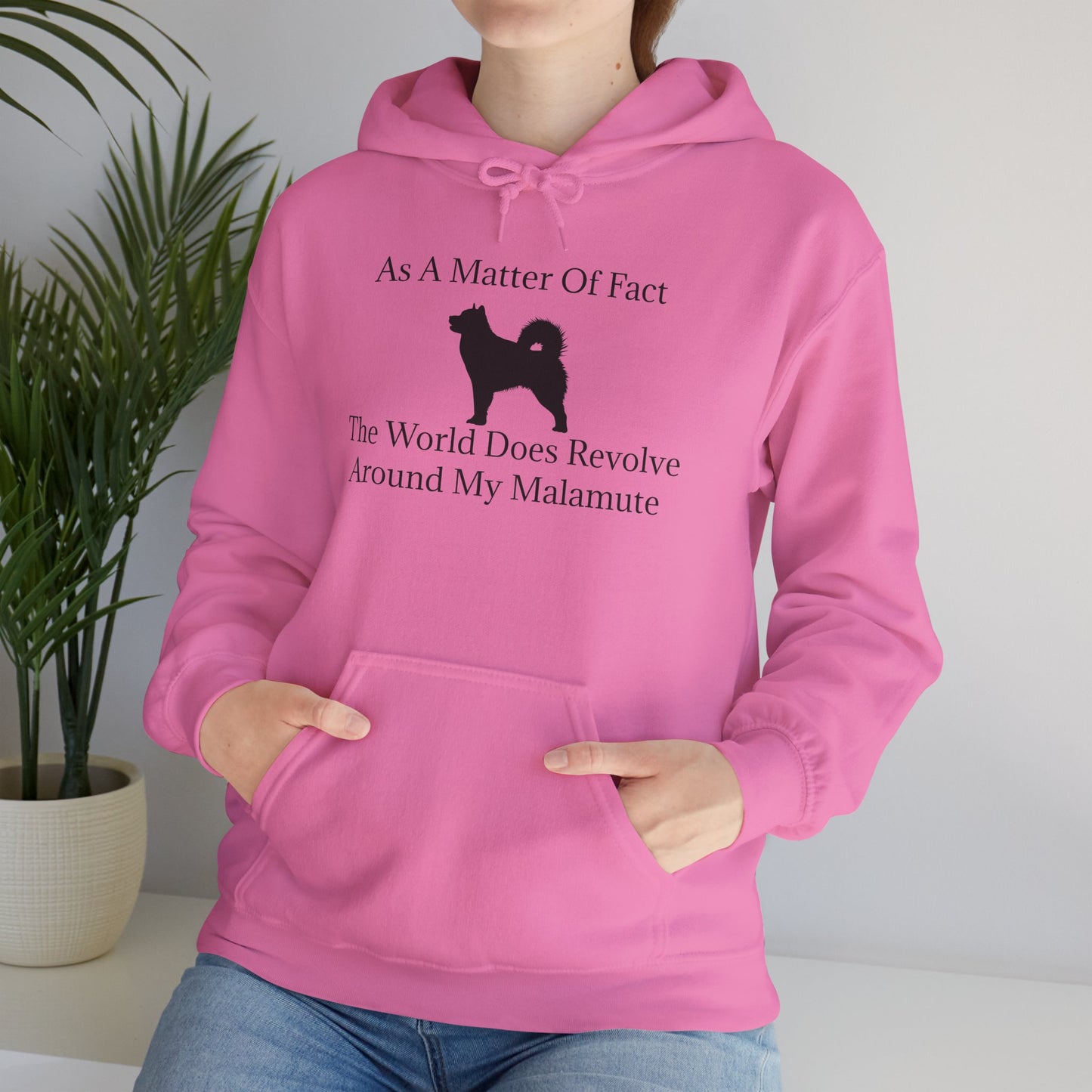 Matter Of Fact Malamute Unisex Hoodie