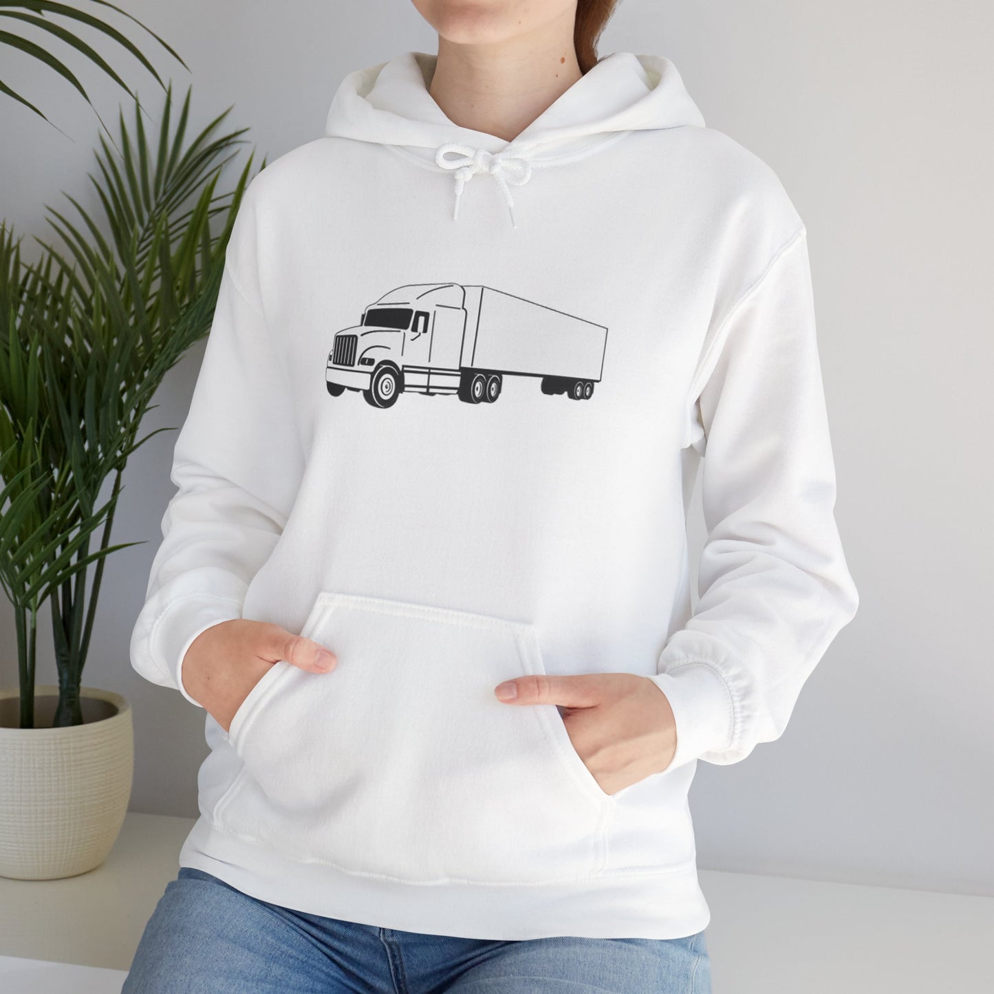 Semi Truck Unisex Hoodie