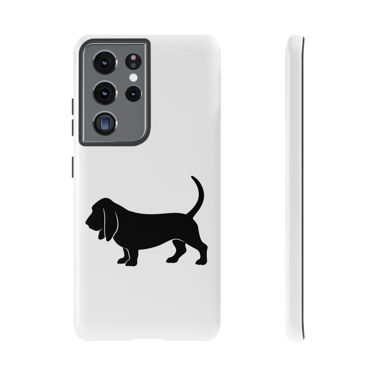 Basset Hound Silhouette Samsung Case