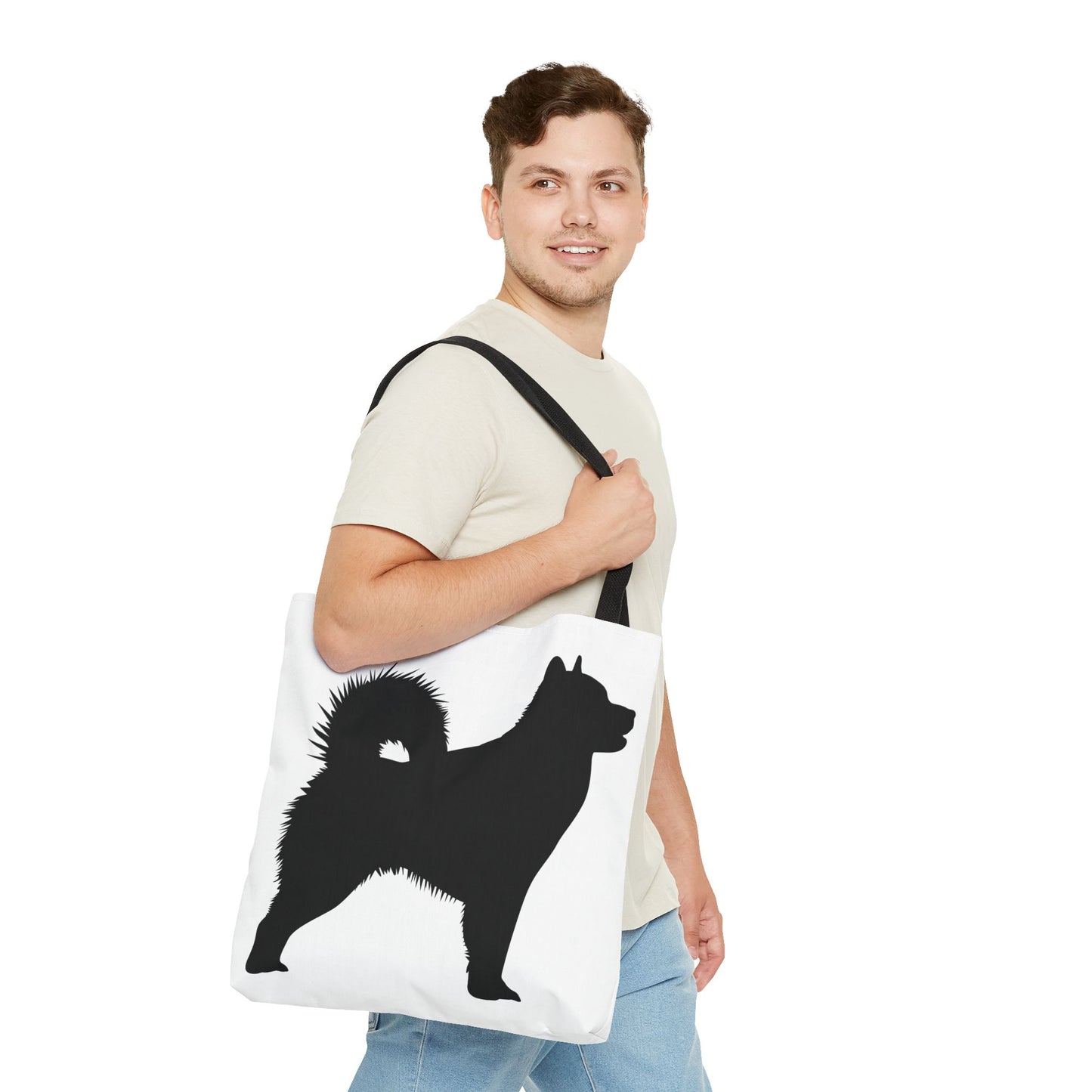 Malamute Silhouette Tote Bag