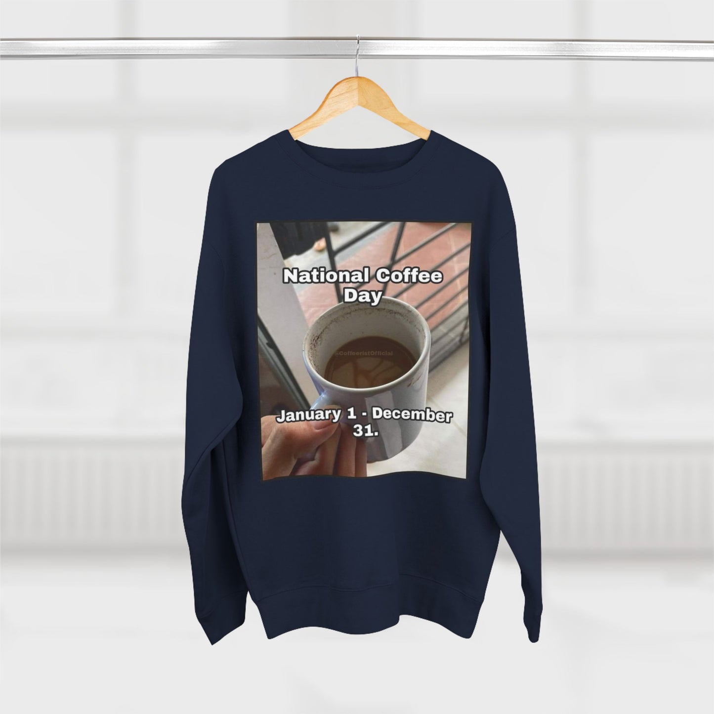 National Coffee Day Unisex Crewneck Sweatshirt