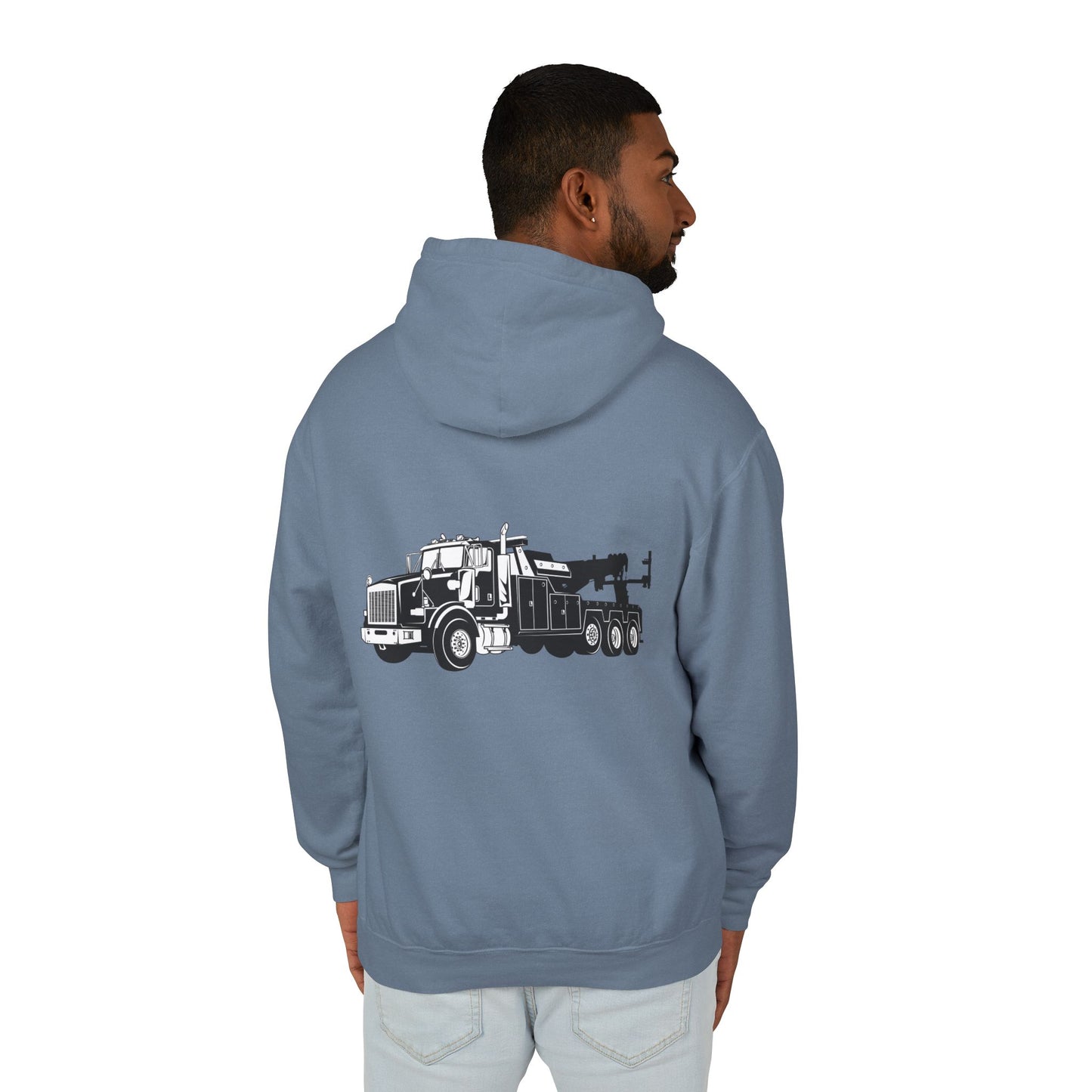 Heavy Tow Truck Unisex Lightweight Hoodie