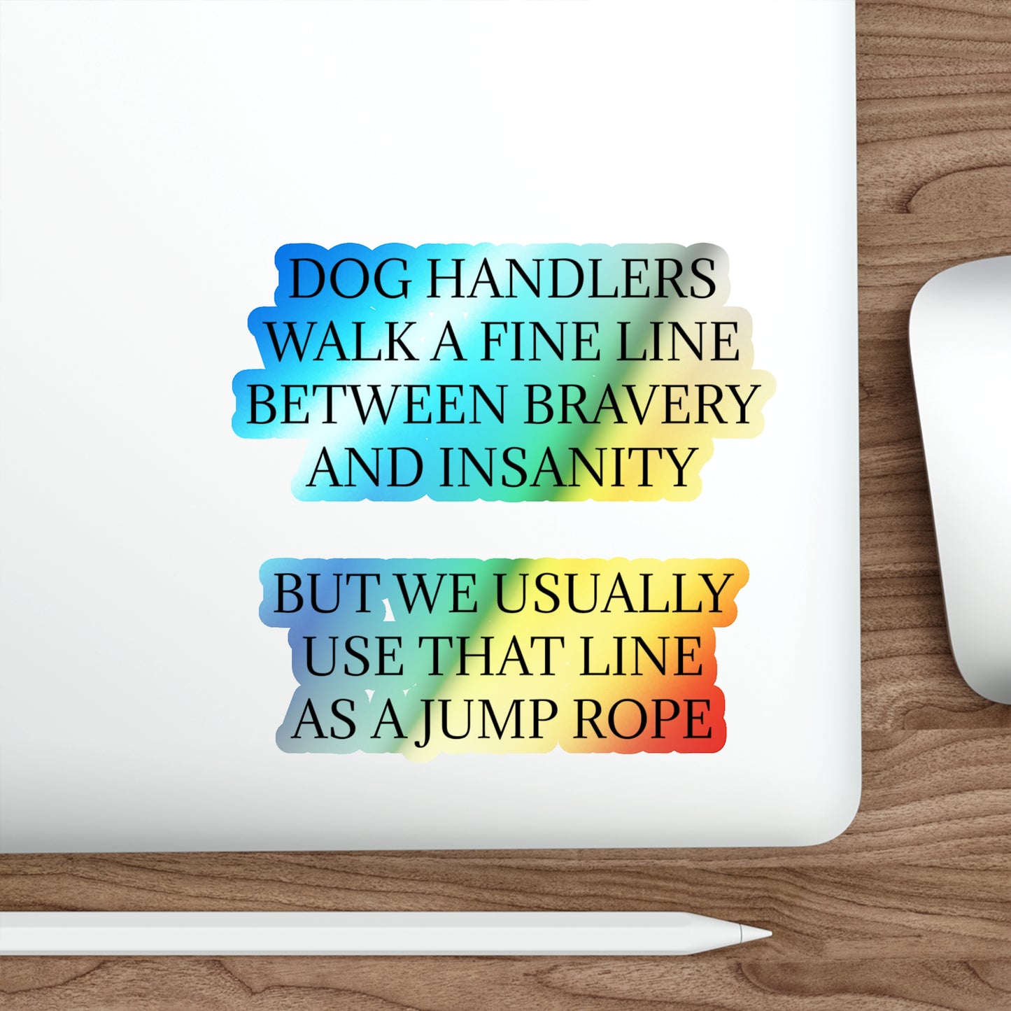 Jump Rope Holographic Sticker