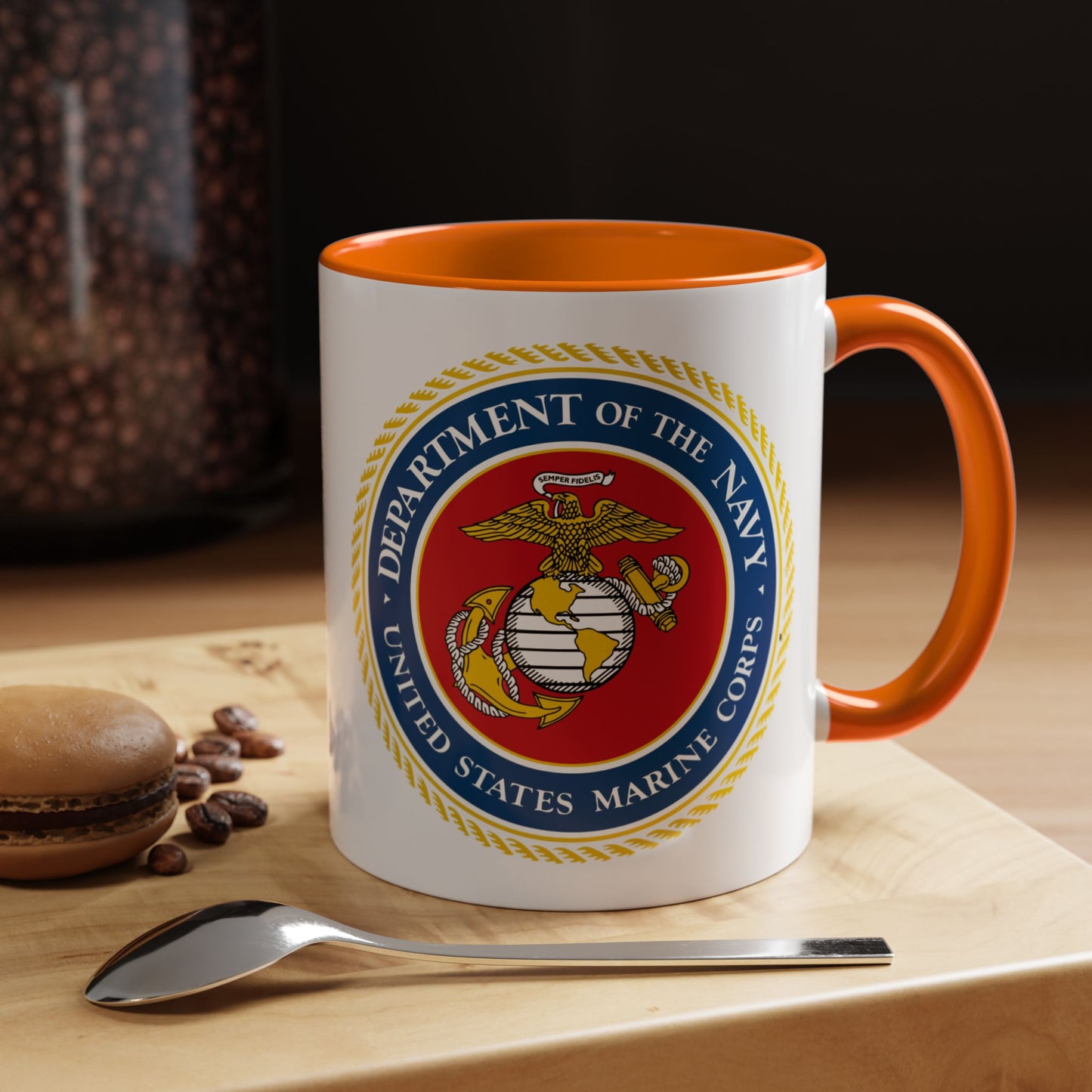 US Marine Corps 2-Tone Coffee Mug