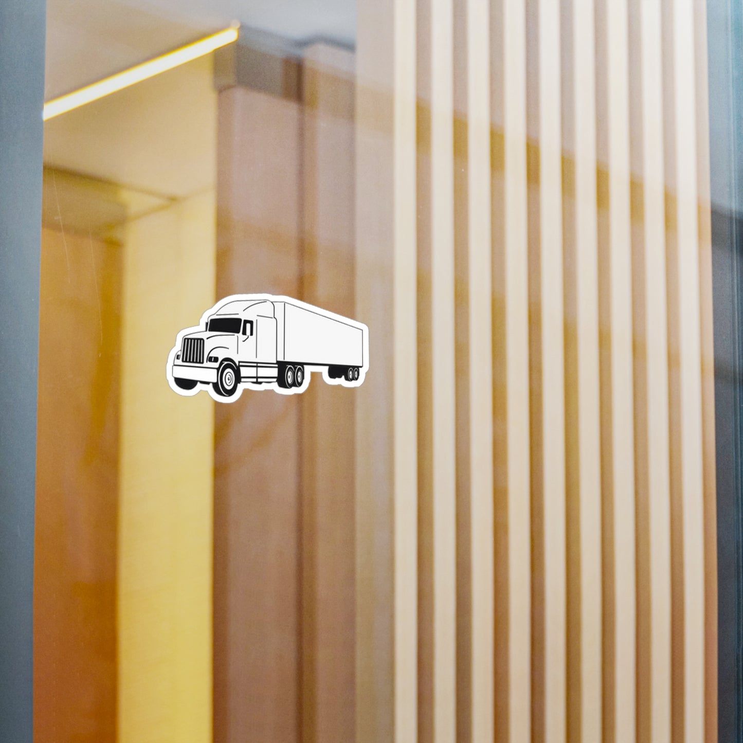 Semi Truck Vinyl Decal