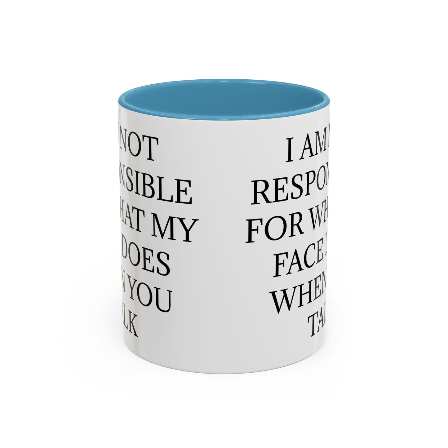 When You Talk 2-Tone Coffee Mug