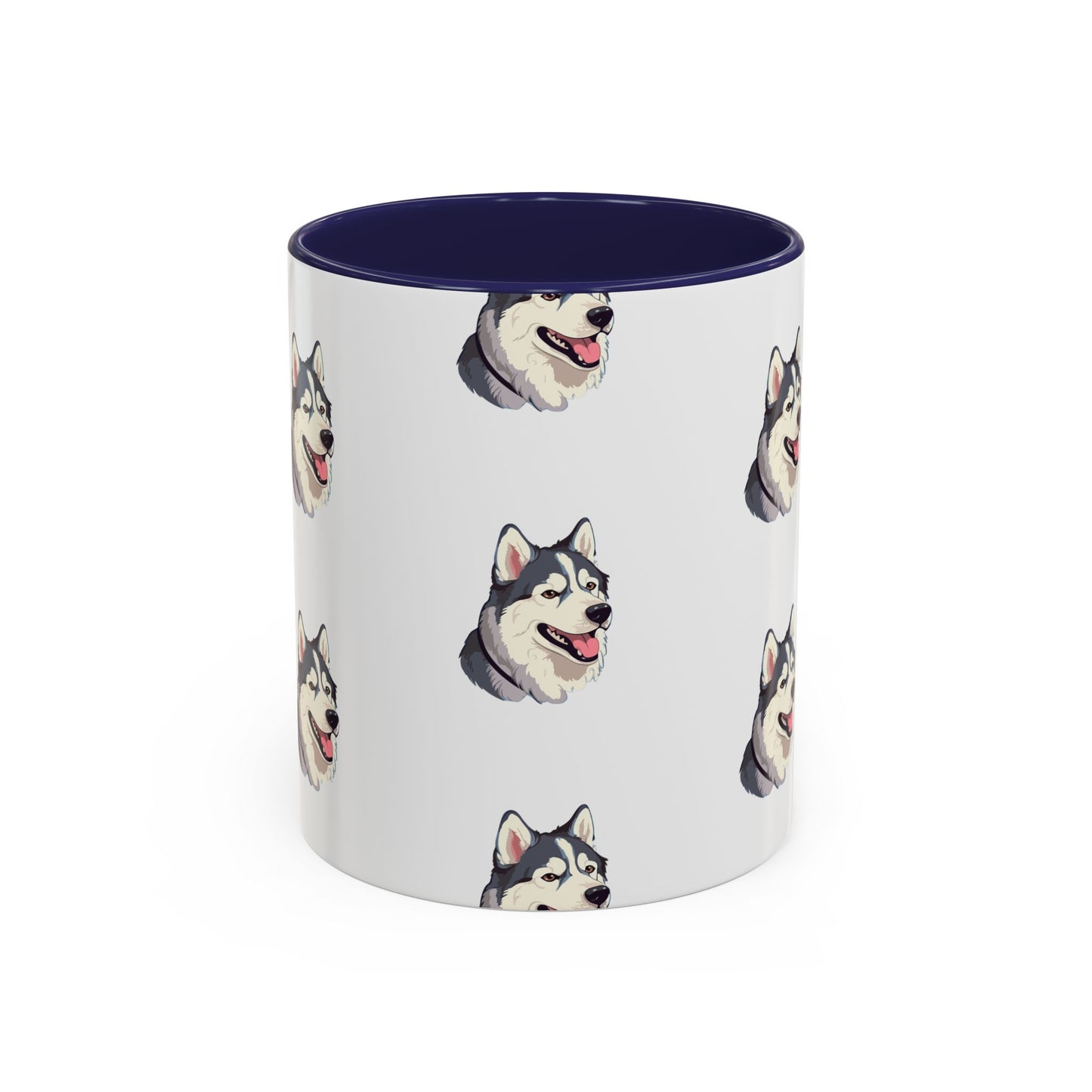 Malamute Head 2-Tone Coffee Mug
