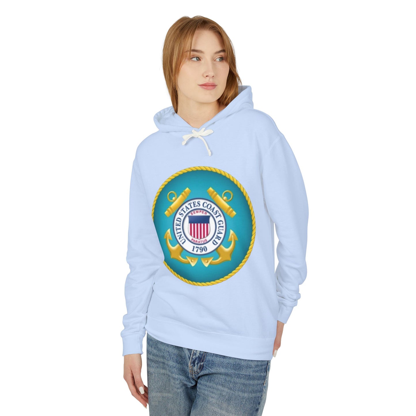 US Coast Guard Unisex Lightweight Hoodie