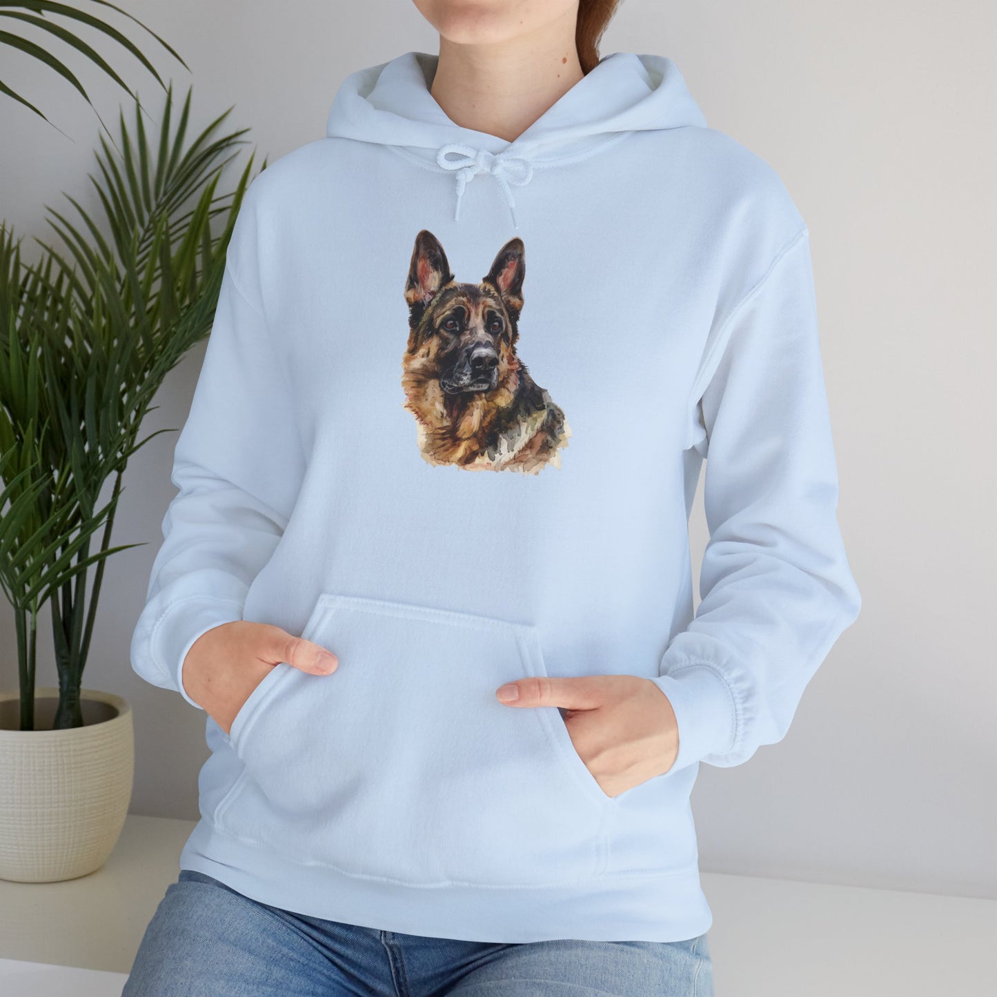German Shepherd Head Unisex Hoodie