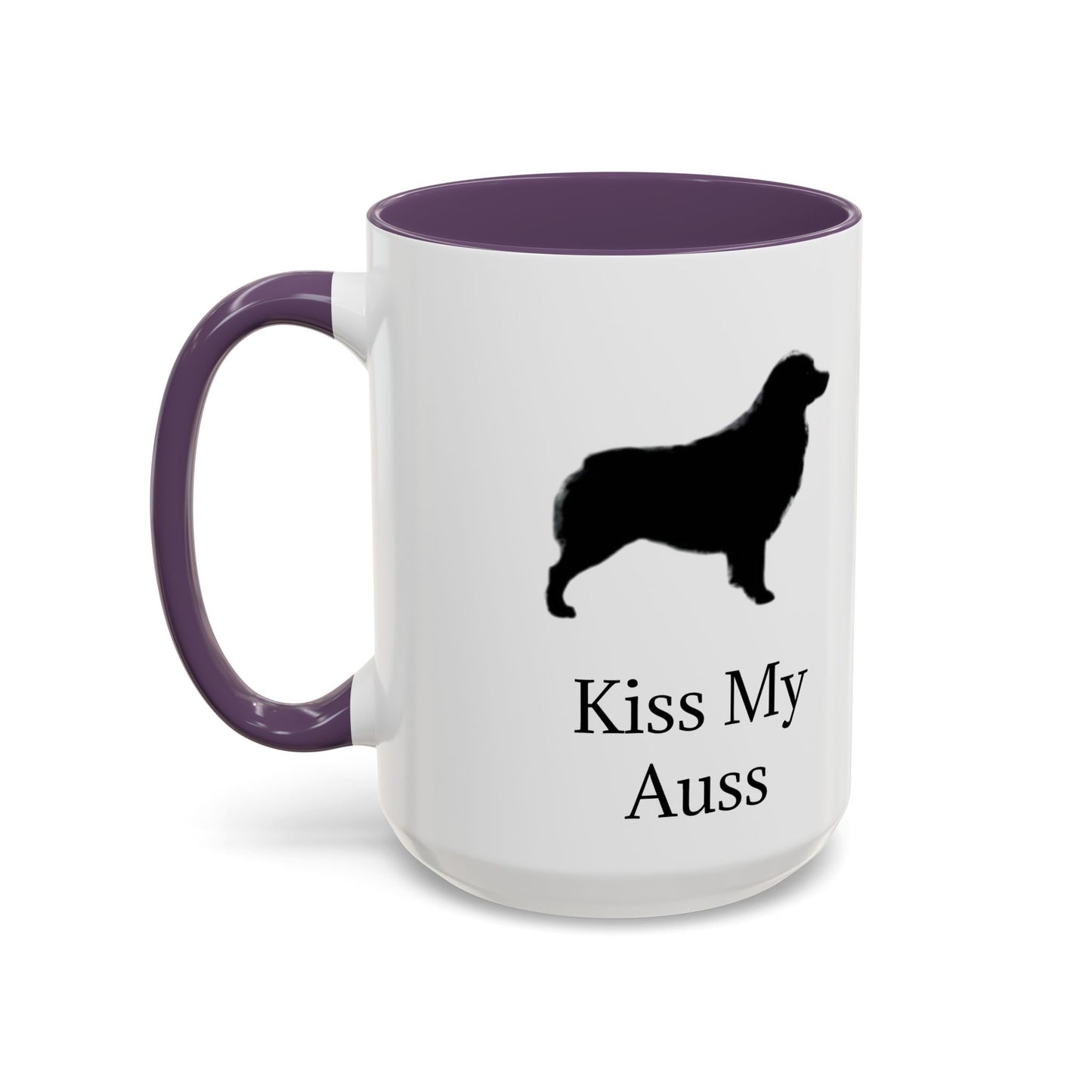 Kiss My Auss 2-Tone Coffee Mug
