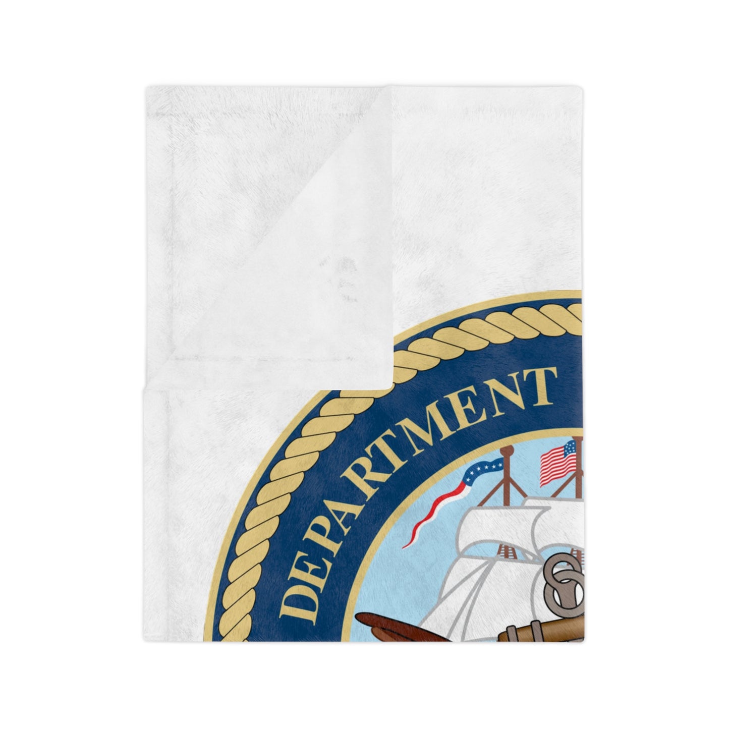 US Navy Velveteen Microfiber Blanket