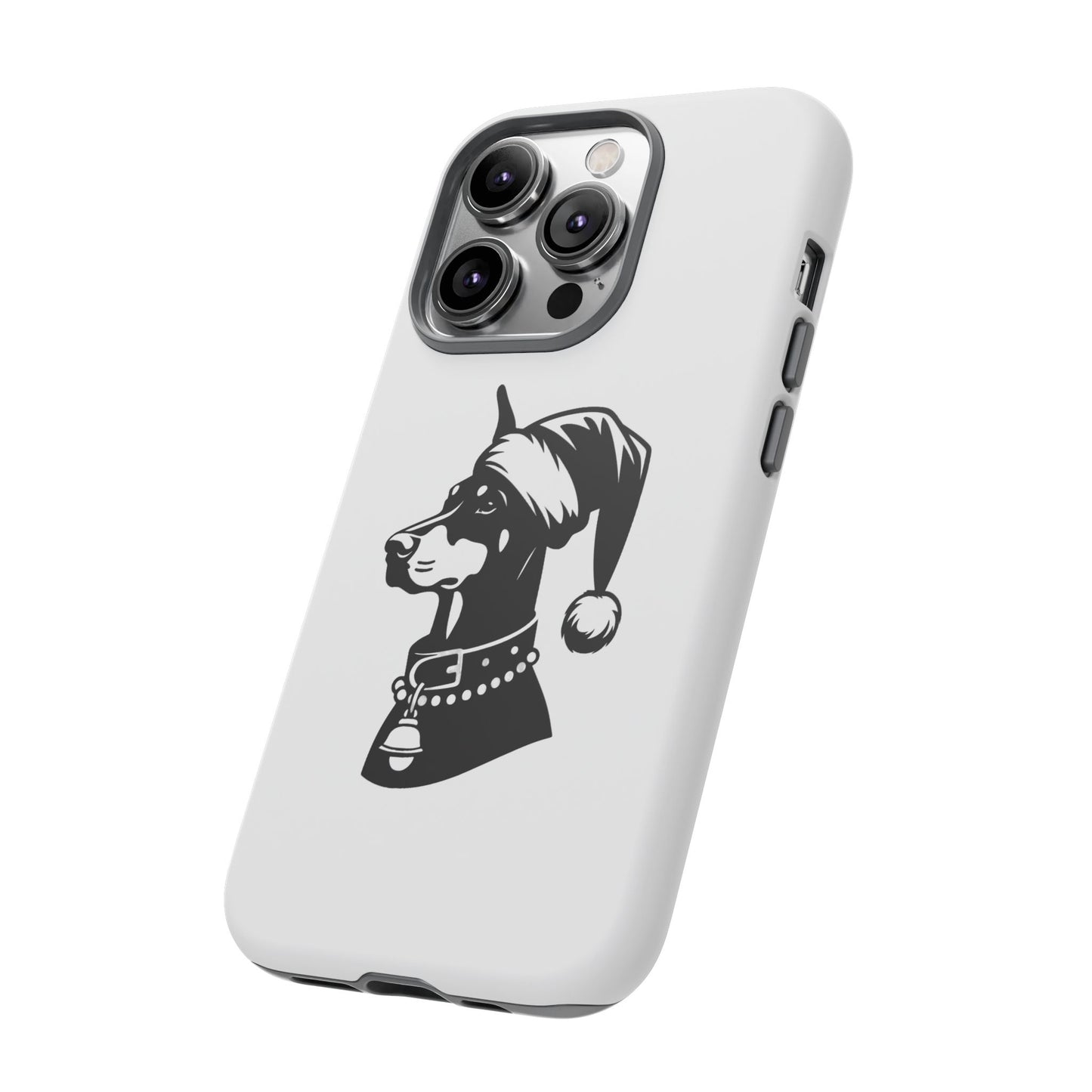 Santa Paws Doberman iPhone Case