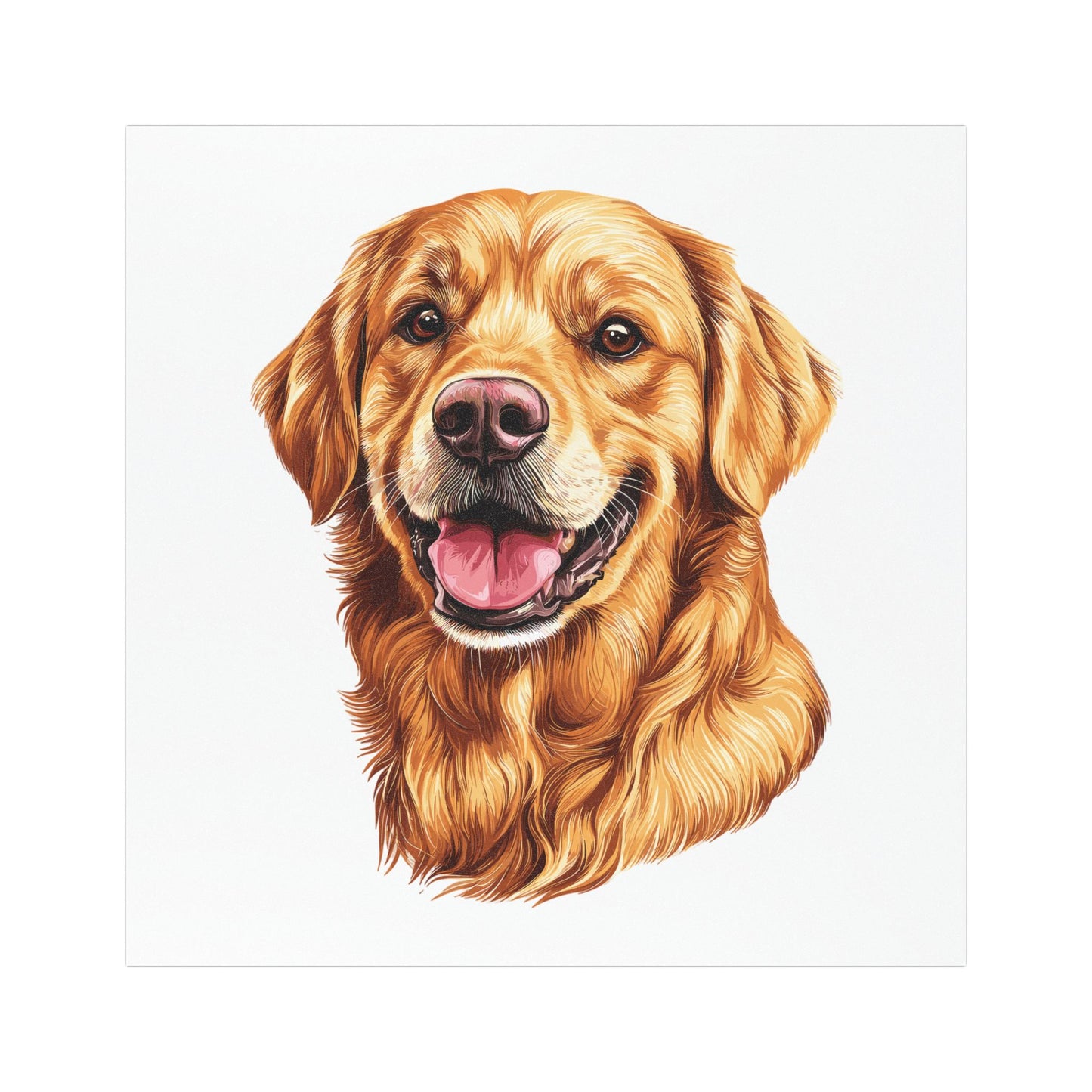 Golden Head Indoor/Outdoor Magnet