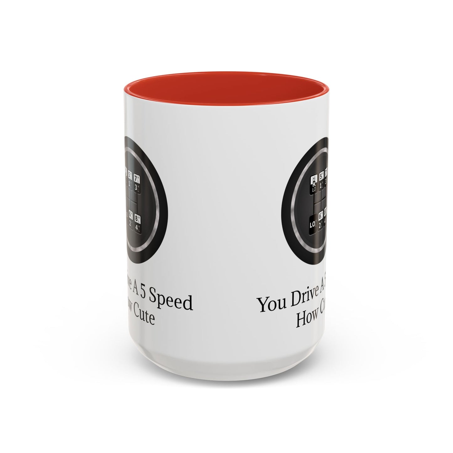 5 Speed How Cute 2-Tone Coffee Mug