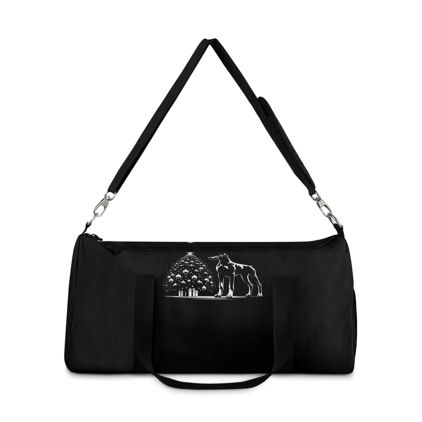 Doberman Christmas Tree Duffel Bag