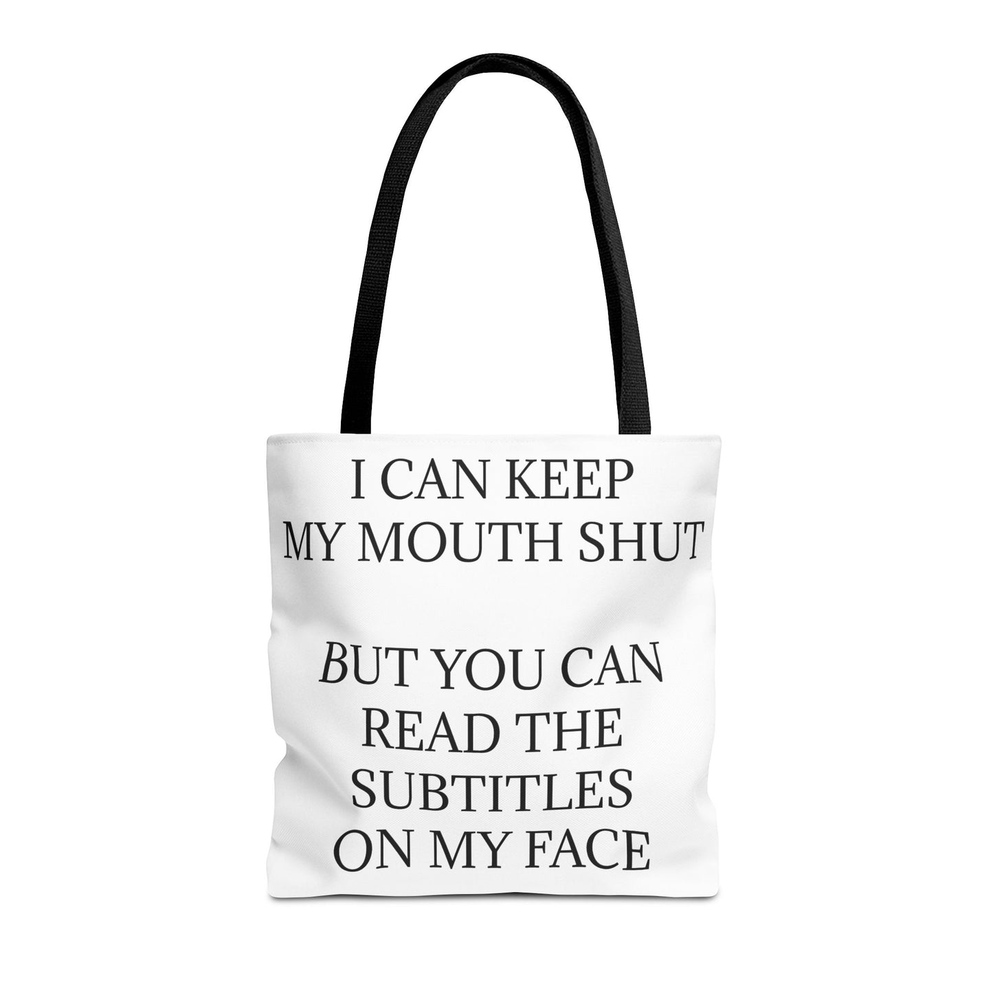 Subtitles Tote Bag